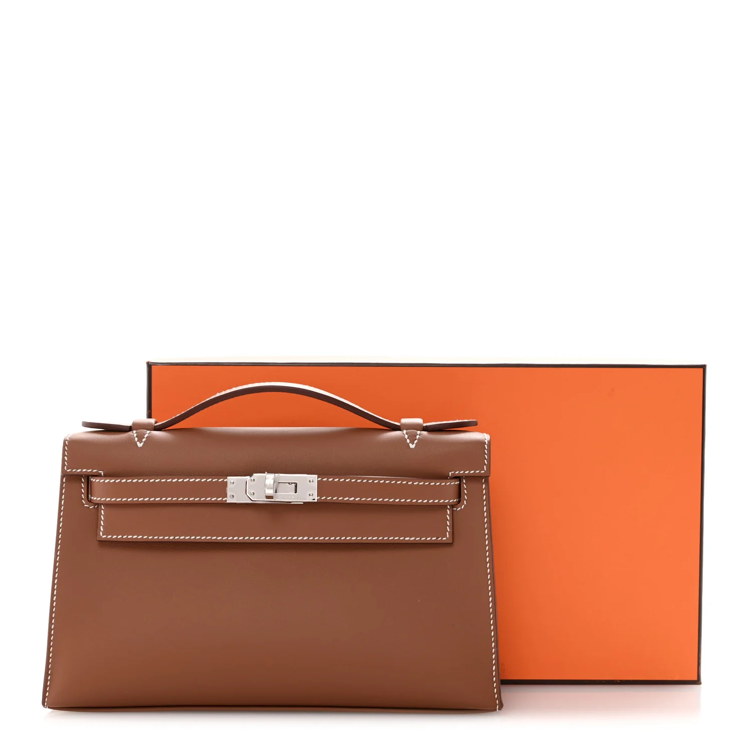 Swift Kelly Pochette Clutch Gold - Image 11