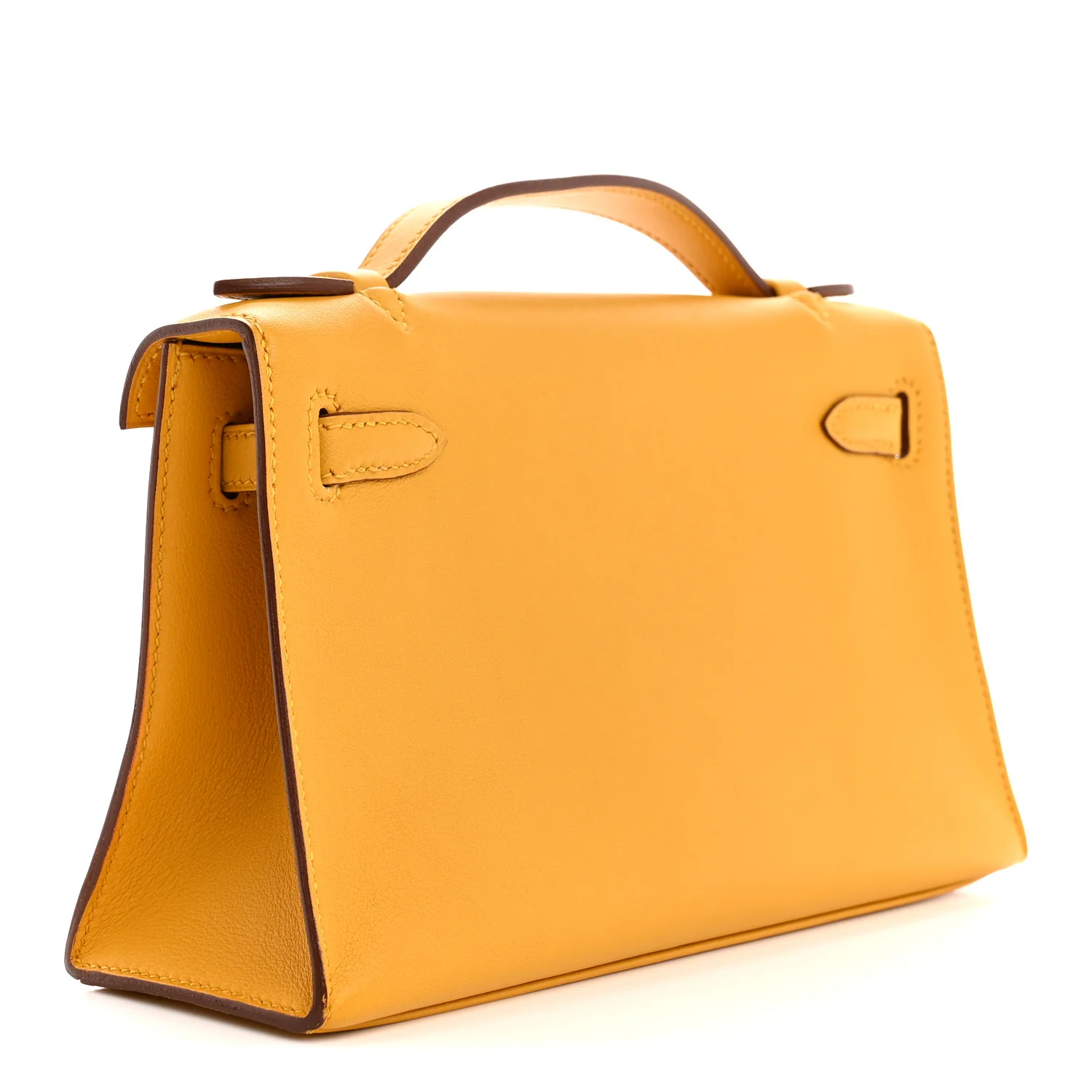 Swift Kelly Pochette Clutch Jaune Ambre - Image 3