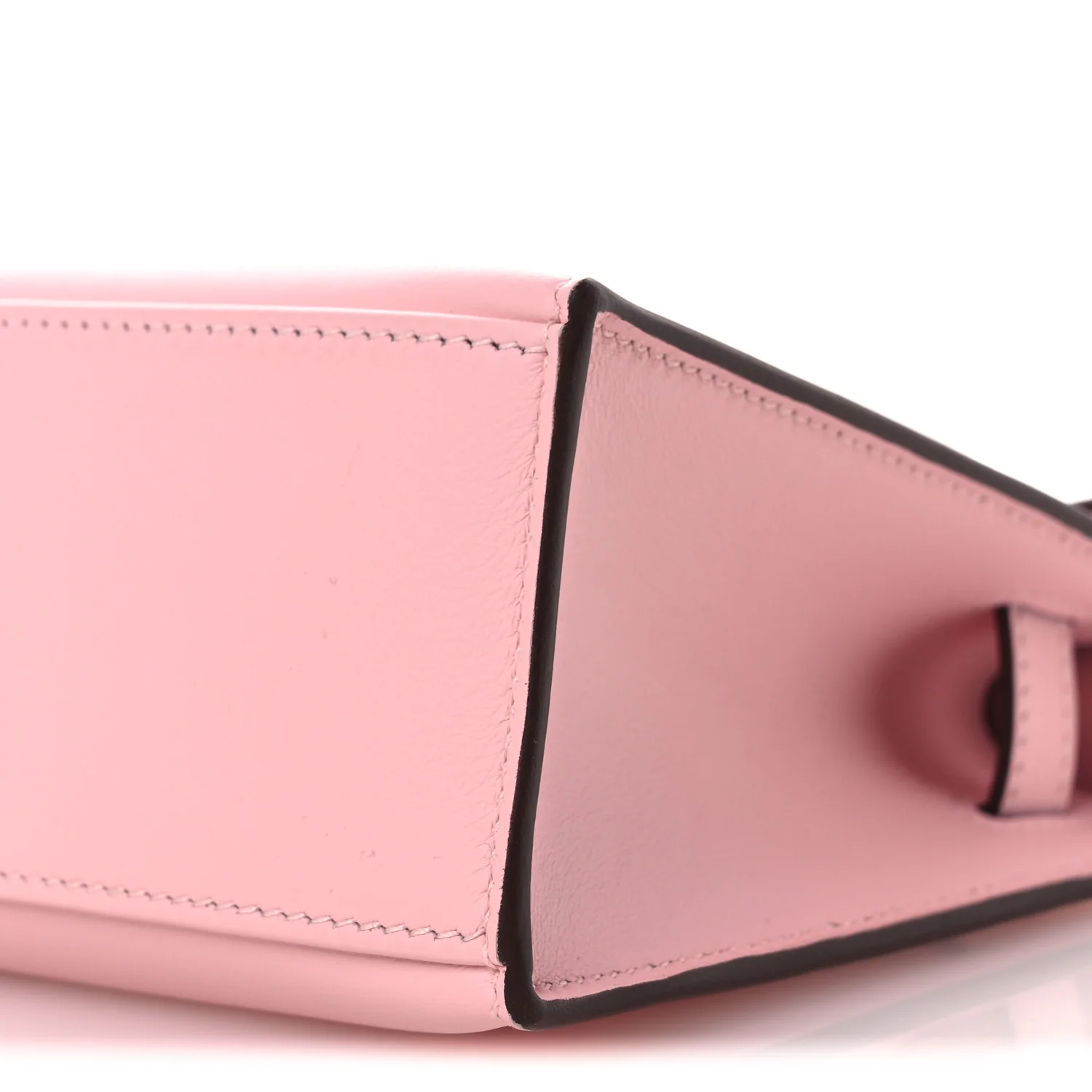 Swift Kelly Pochette Clutch Rose Sakura - Image 10