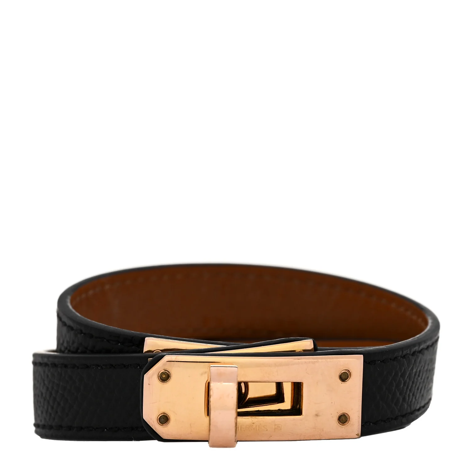 Swift Mini Kelly Double Tour Bracelet S Black