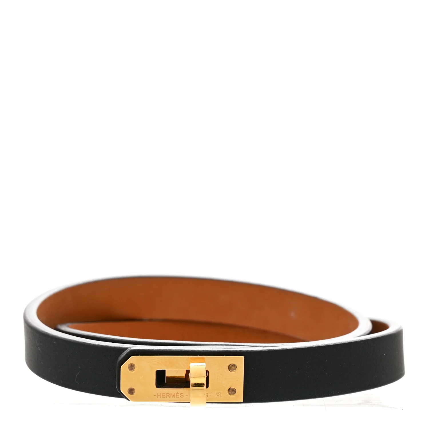 Swift Mini Kelly Double Tour Bracelet T4 Black