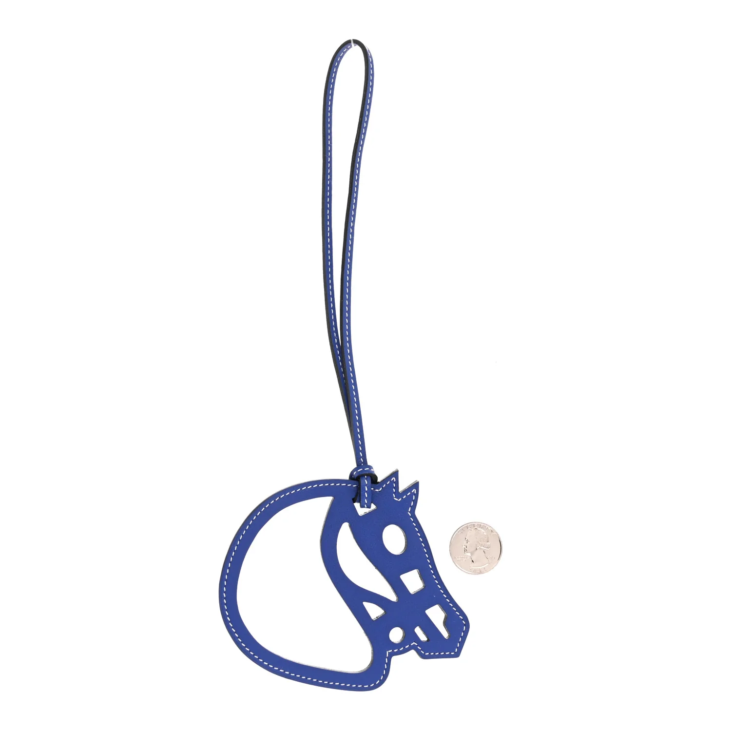 Swift Paddock Cheval Horse Bag Charm Bleu Electrique - Image 2