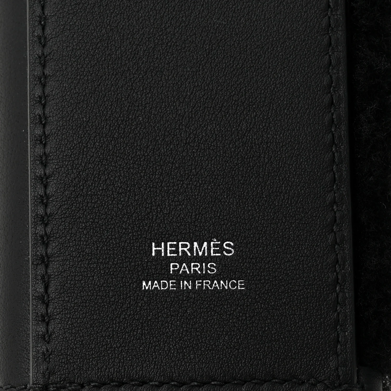 Swift Shearling Pocket Kelly Shoulder Strap Black - Image 4