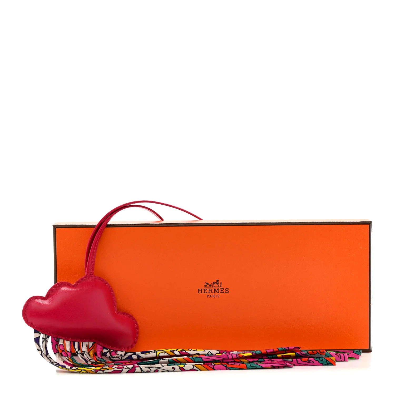 Swift Silk Twill Cord Cloud Bag Charm  Rose Pourpre - Image 4