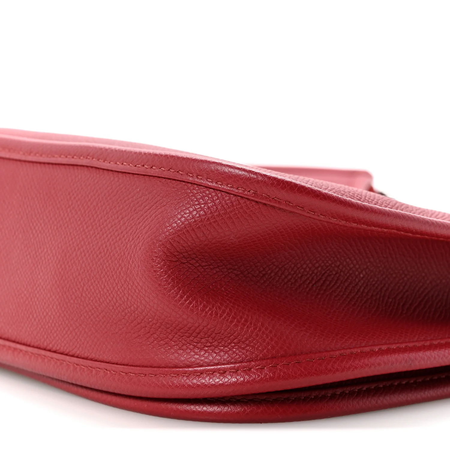Taurillon Clemence Amazone Evelyne III PM Rouge Grenat Orange - Image 10