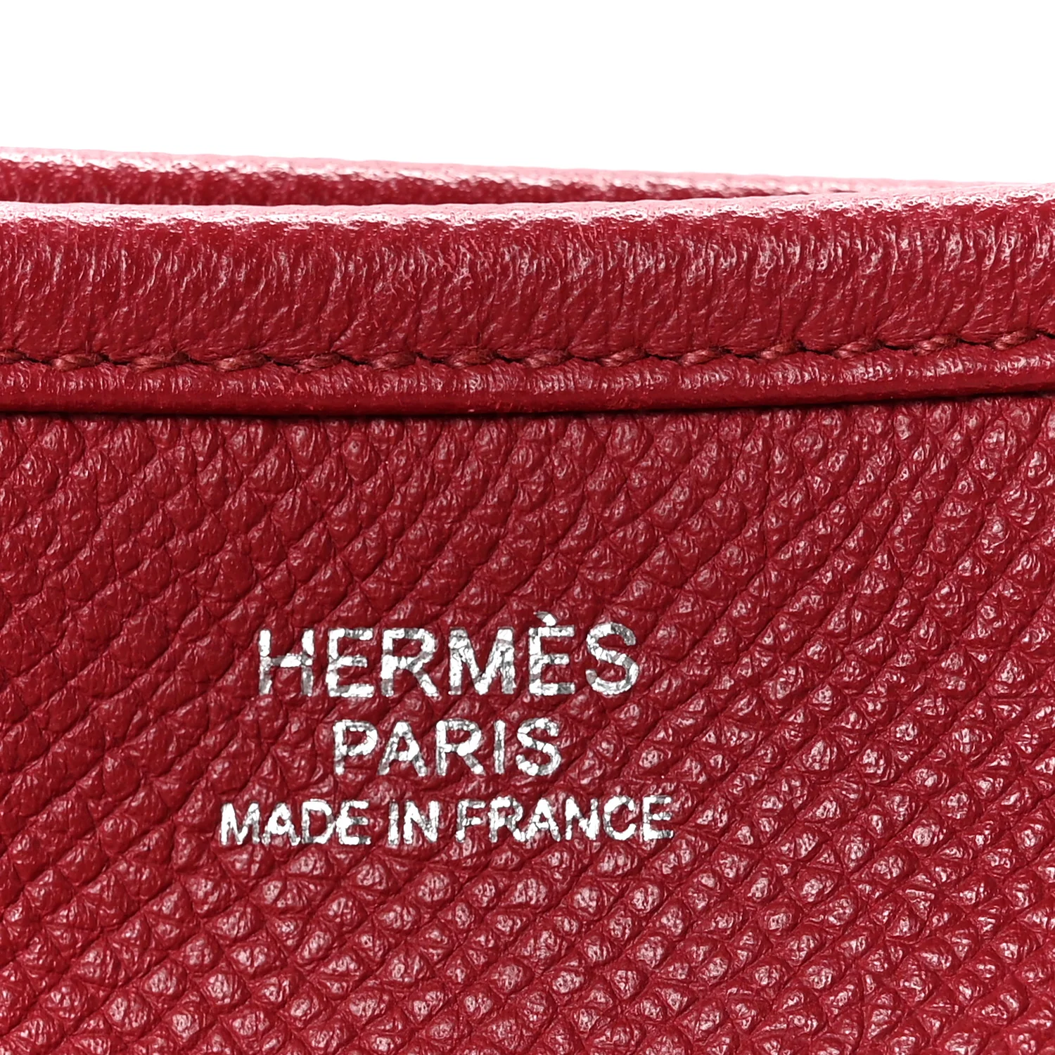 Taurillon Clemence Amazone Evelyne III PM Rouge Grenat Orange - Image 6