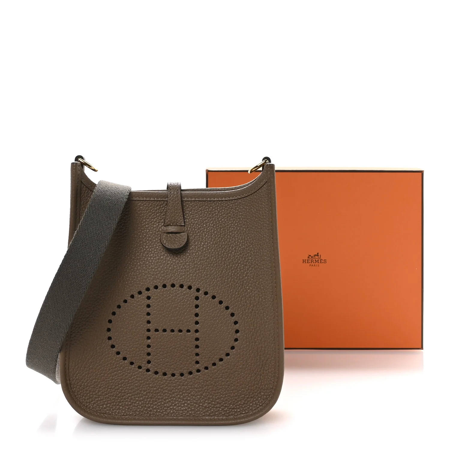 Taurillon Clemence Amazone Evelyne TPM Beige De Weimar Gris Etain - Image 11