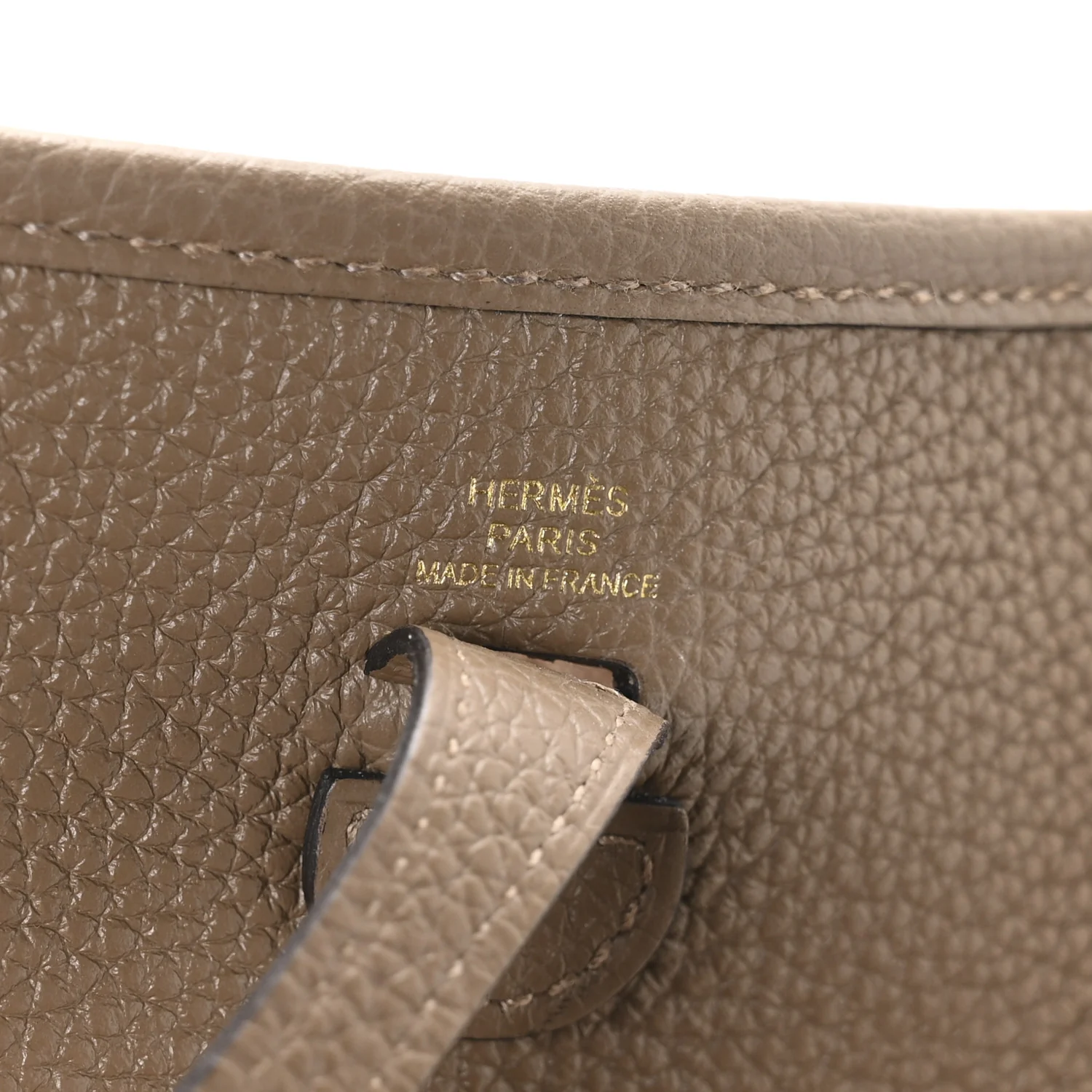Taurillon Clemence Amazone Evelyne TPM Beige De Weimar Gris Etain - Image 6