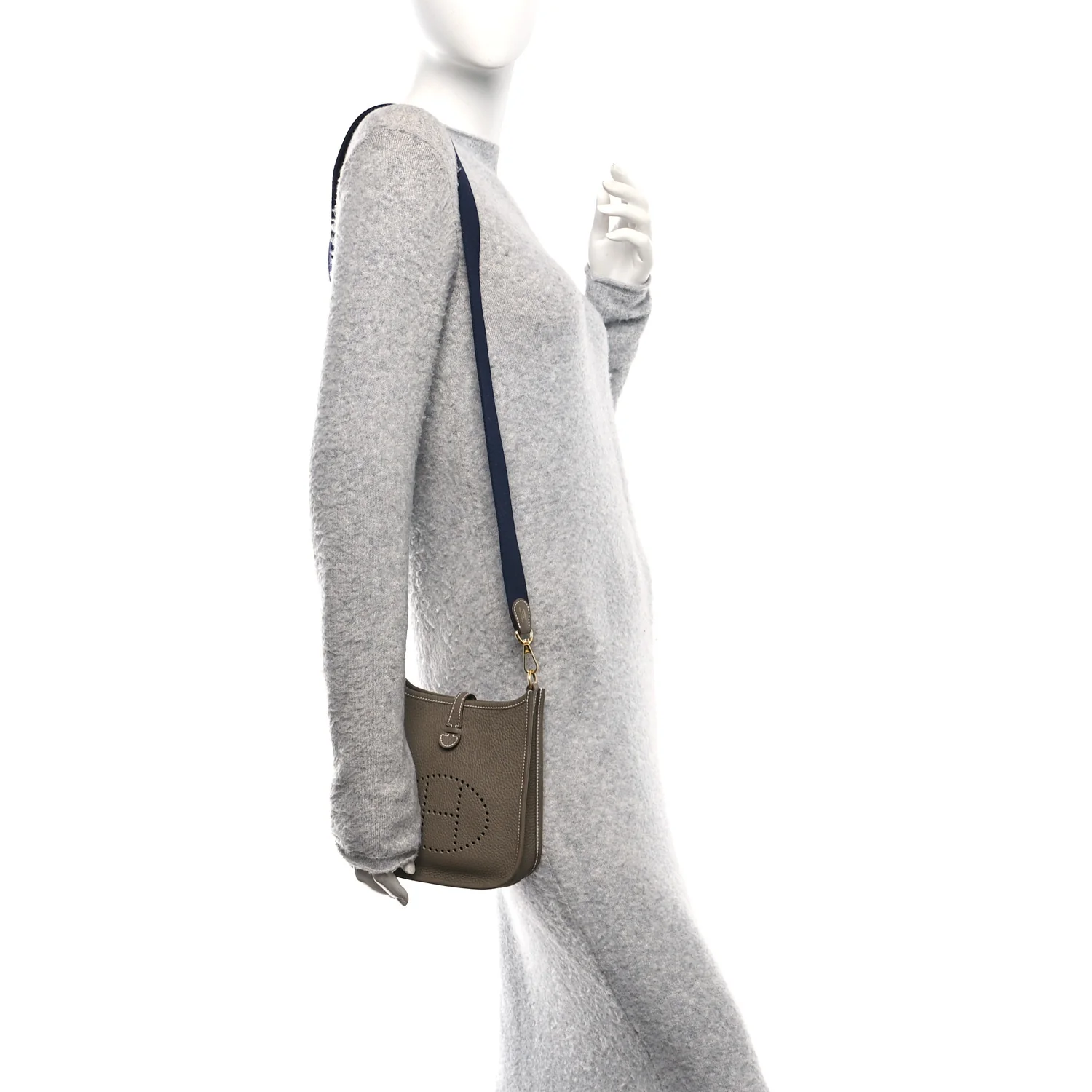 Taurillon Clemence Amazone Evelyne TPM Etoupe Bleu Indigo - Image 2