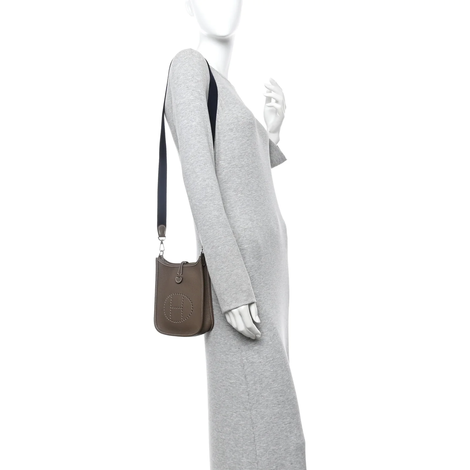 Taurillon Clemence Amazone Evelyne TPM Etoupe Bleu Indigo - Image 3