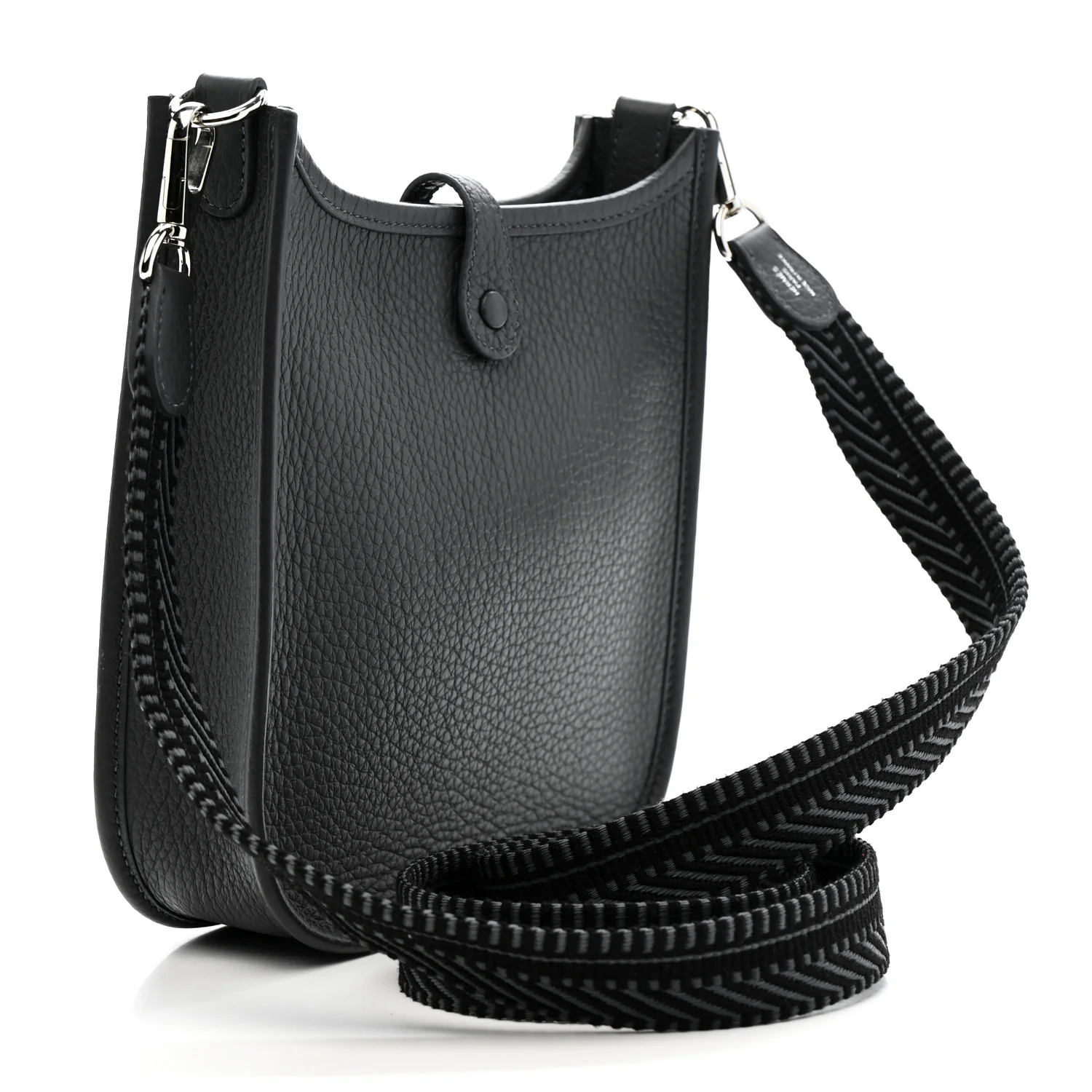 Taurillon Clemence Amazone Sangle Cavale Evelyne TPM Gris Misty - Image 3