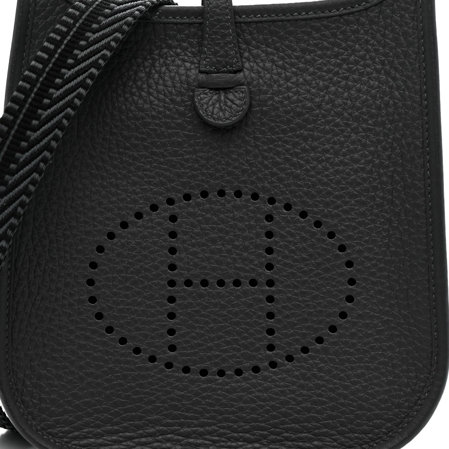 Taurillon Clemence Amazone Sangle Cavale Evelyne TPM Gris Misty - Image 8