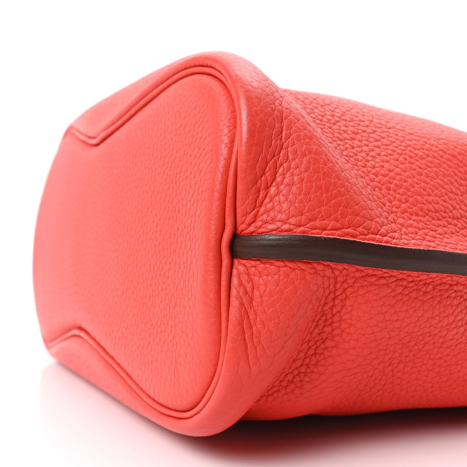 Taurillon Clemence Barenia So Kelly 26 Rouge Pivoine Fauve - Image 10