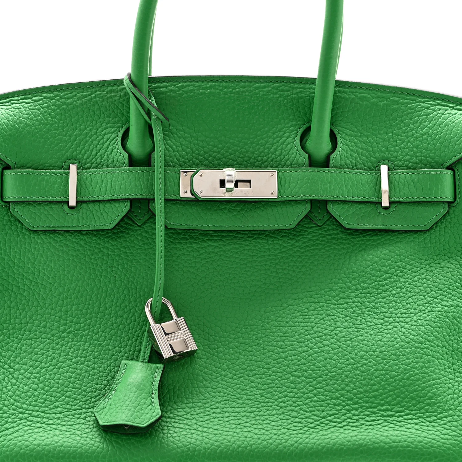 Taurillon Clemence Birkin 30 Bambou - Image 8
