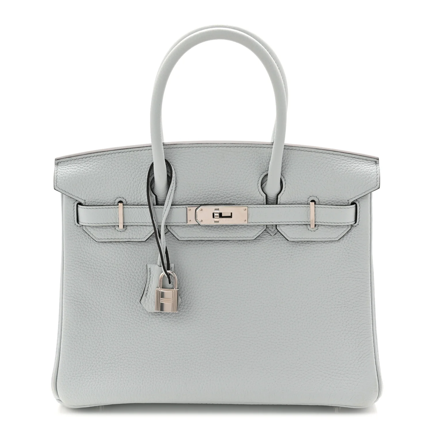 Taurillon Clemence Birkin 30 Bleu Pale