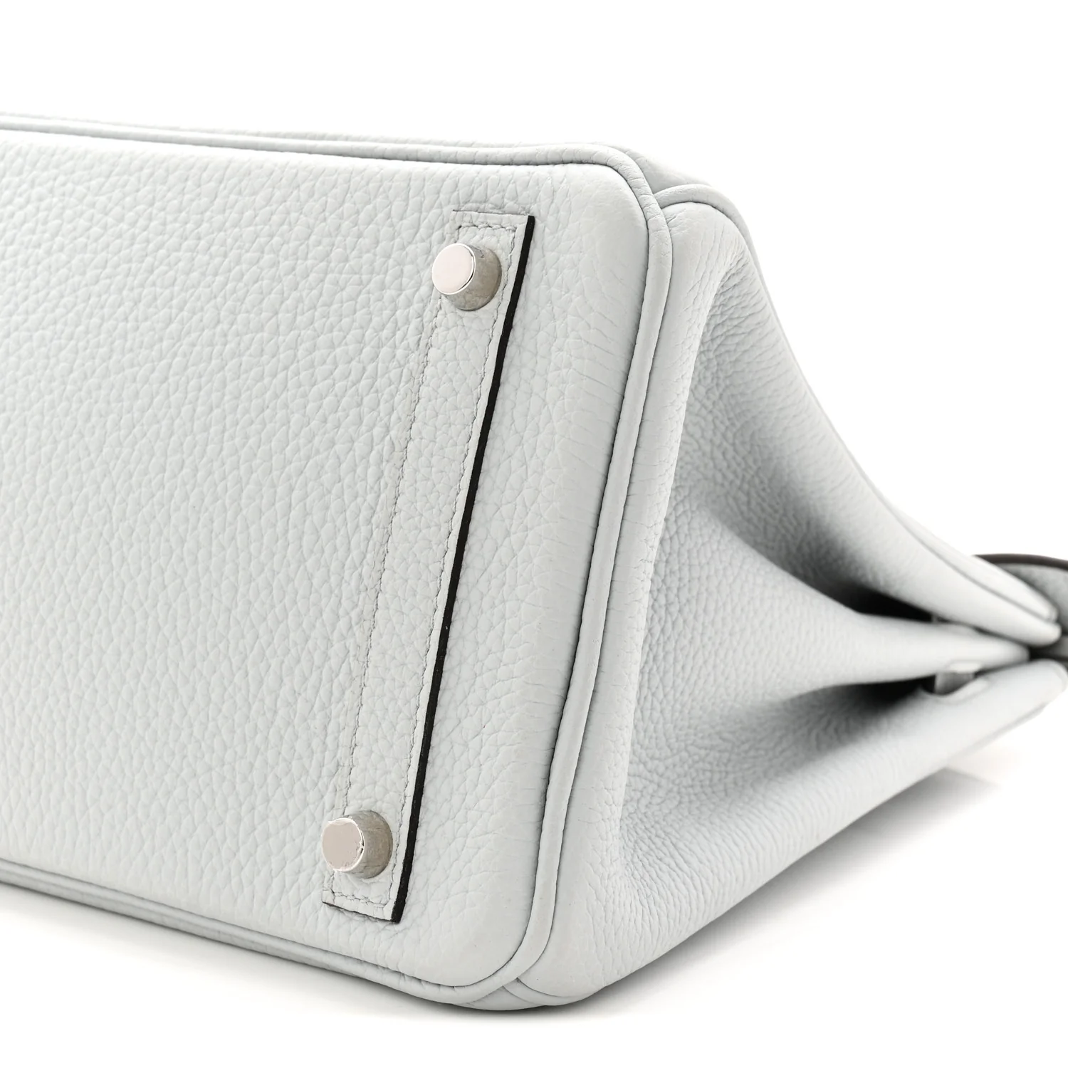 Taurillon Clemence Birkin 30 Bleu Pale - Image 10