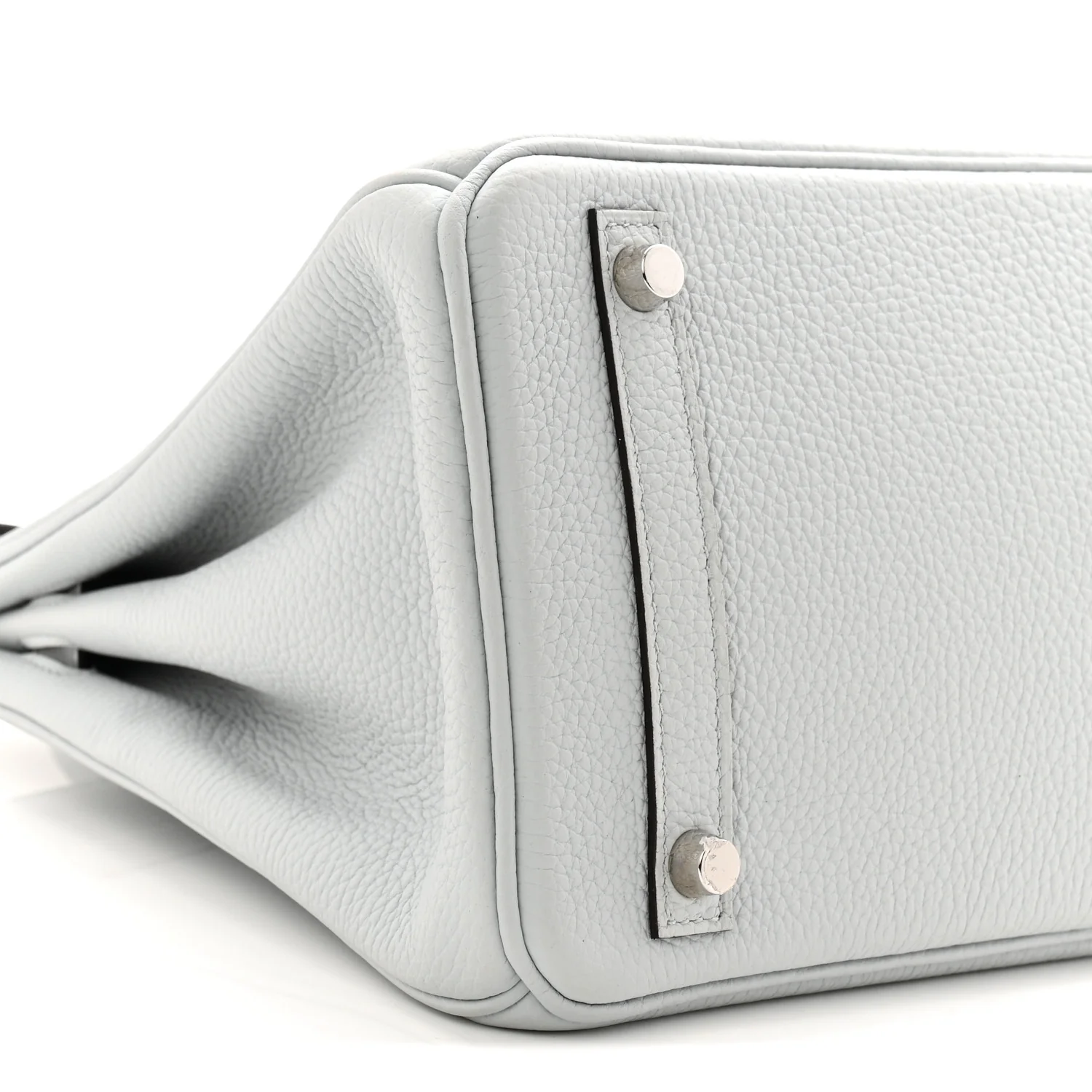 Taurillon Clemence Birkin 30 Bleu Pale - Image 9