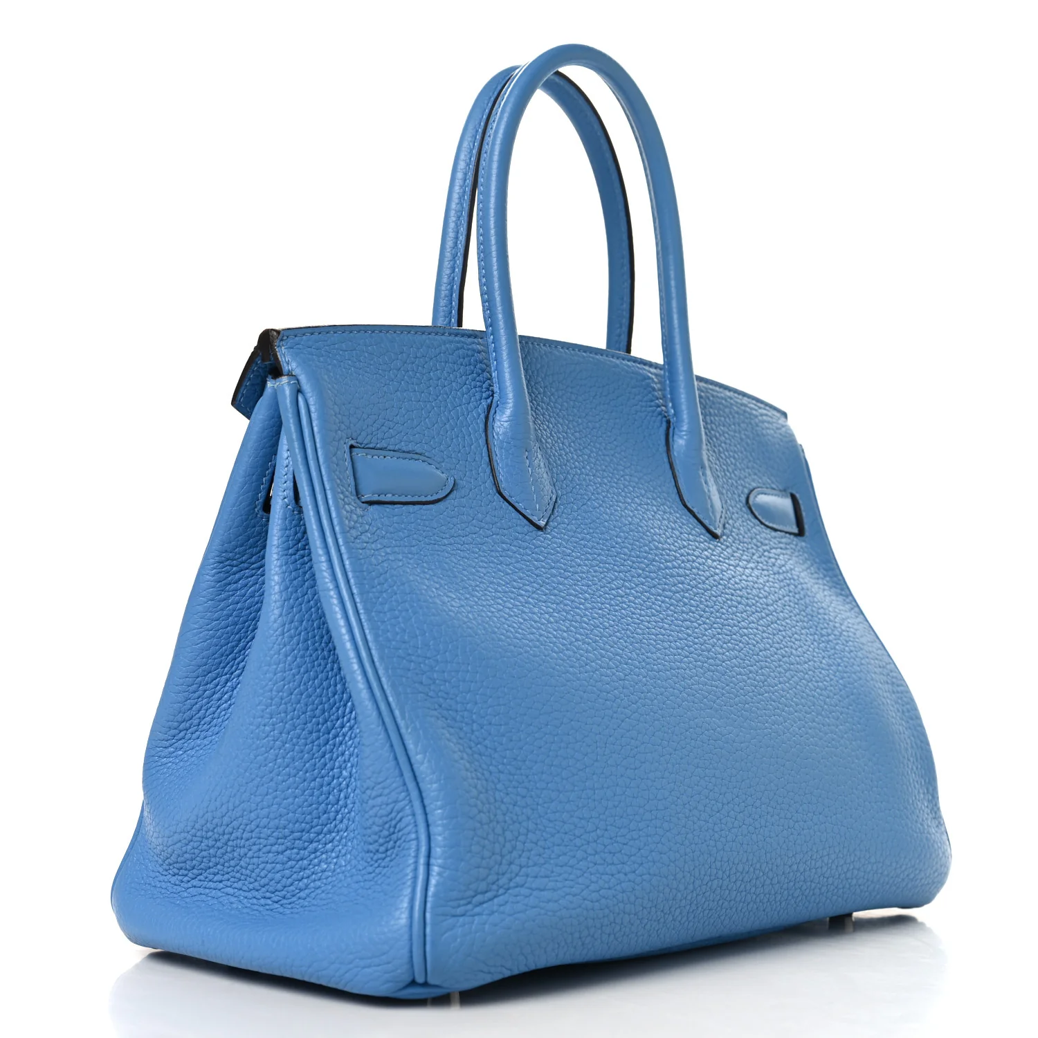 Taurillon Clemence Birkin 30 Bleu Paradis - Image 3