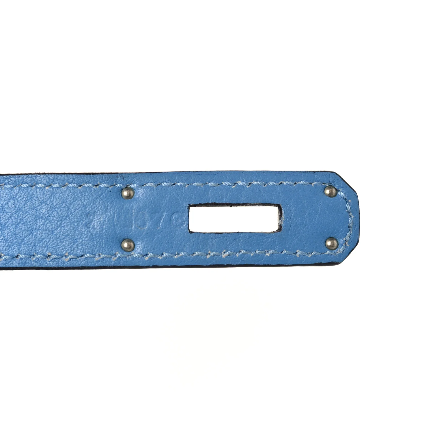 Taurillon Clemence Birkin 30 Bleu Paradis - Image 7