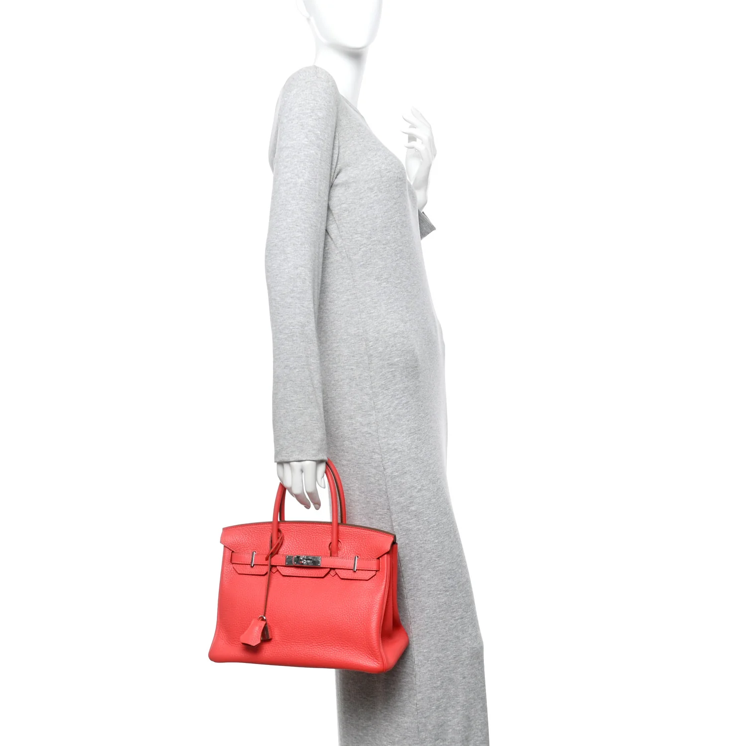 Taurillon Clemence Birkin 30 Rose Jaipur - Image 2