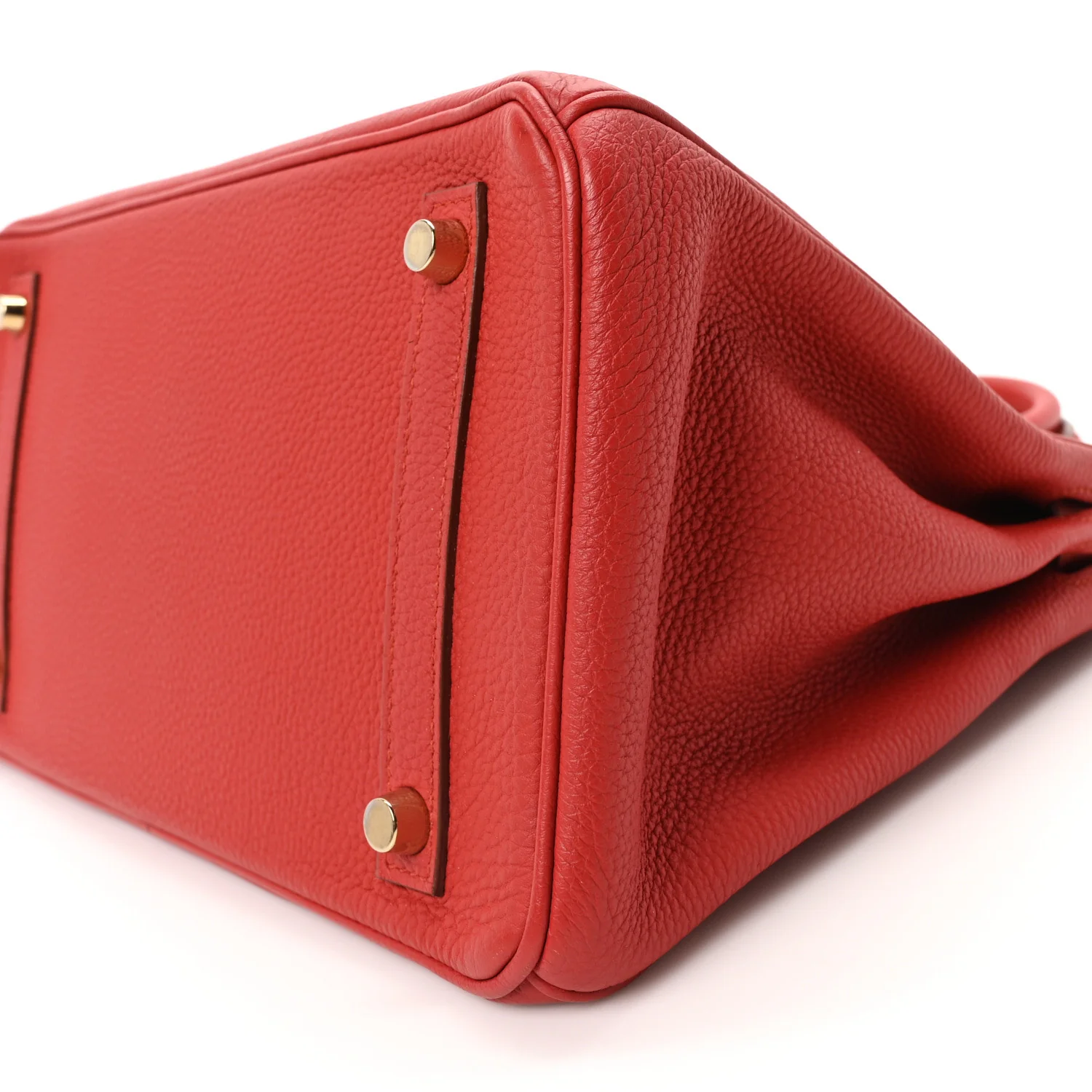 Taurillon Clemence Birkin 30 Rouge Casaque - Image 10