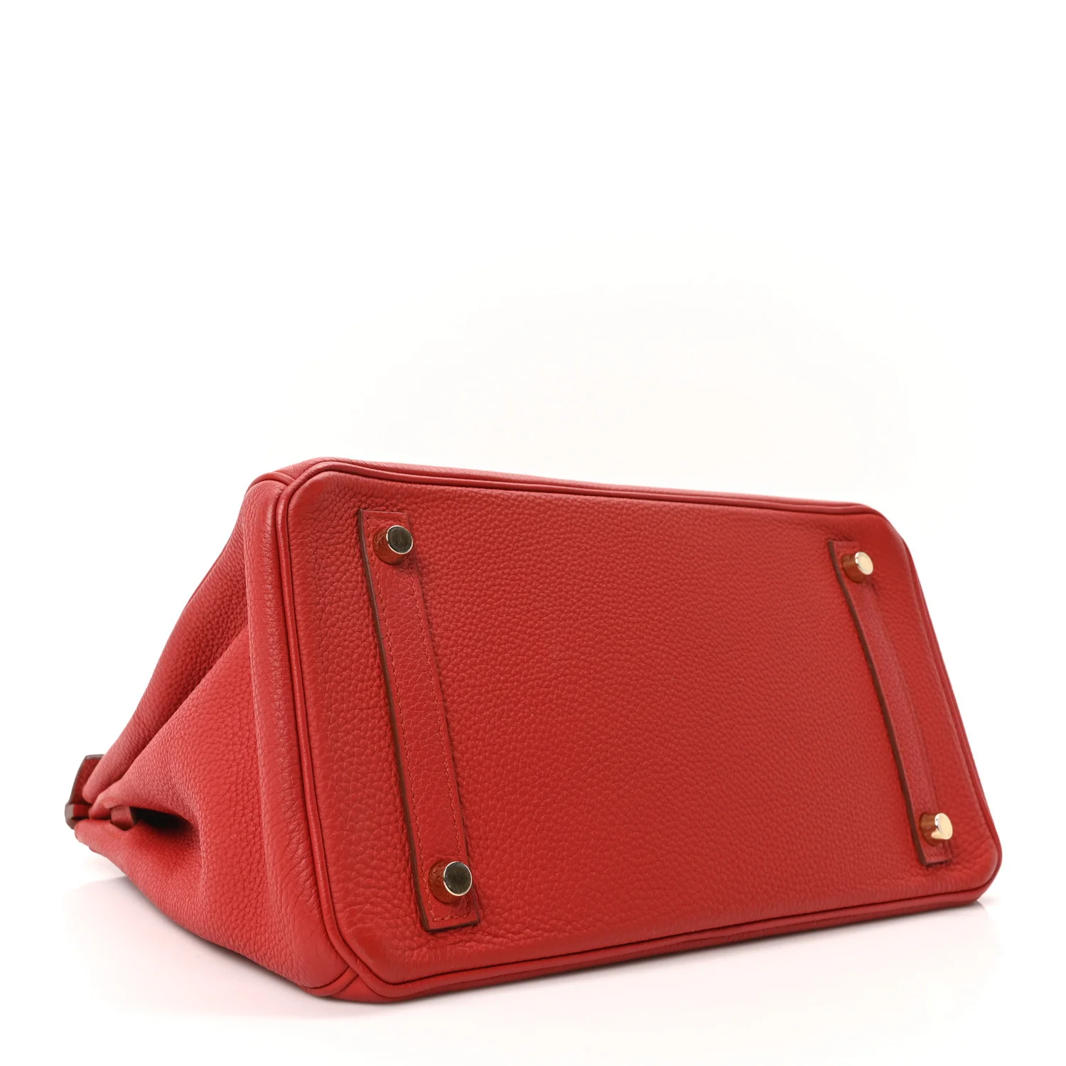 Taurillon Clemence Birkin 30 Rouge Casaque - Image 4