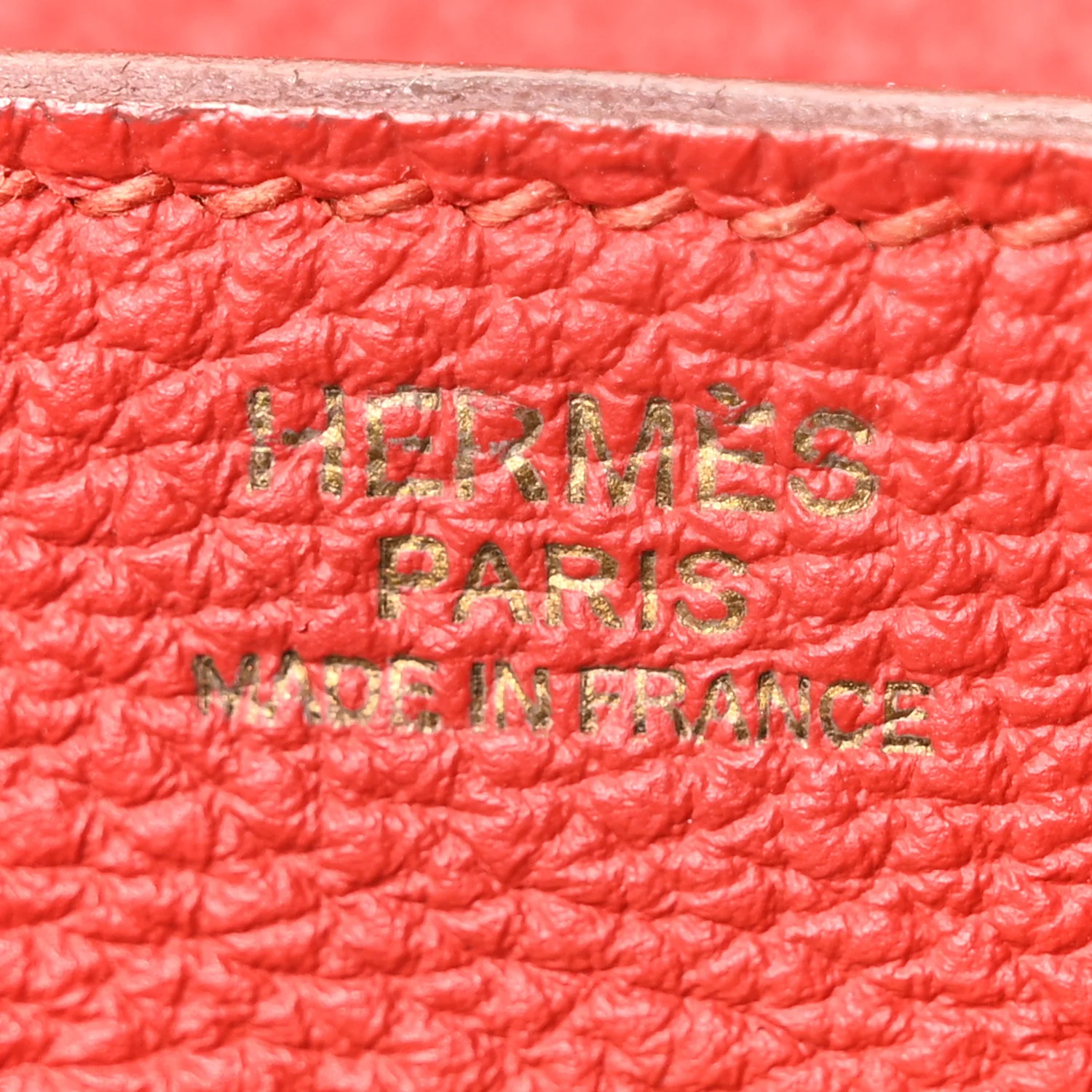 Taurillon Clemence Birkin 30 Rouge Casaque - Image 6