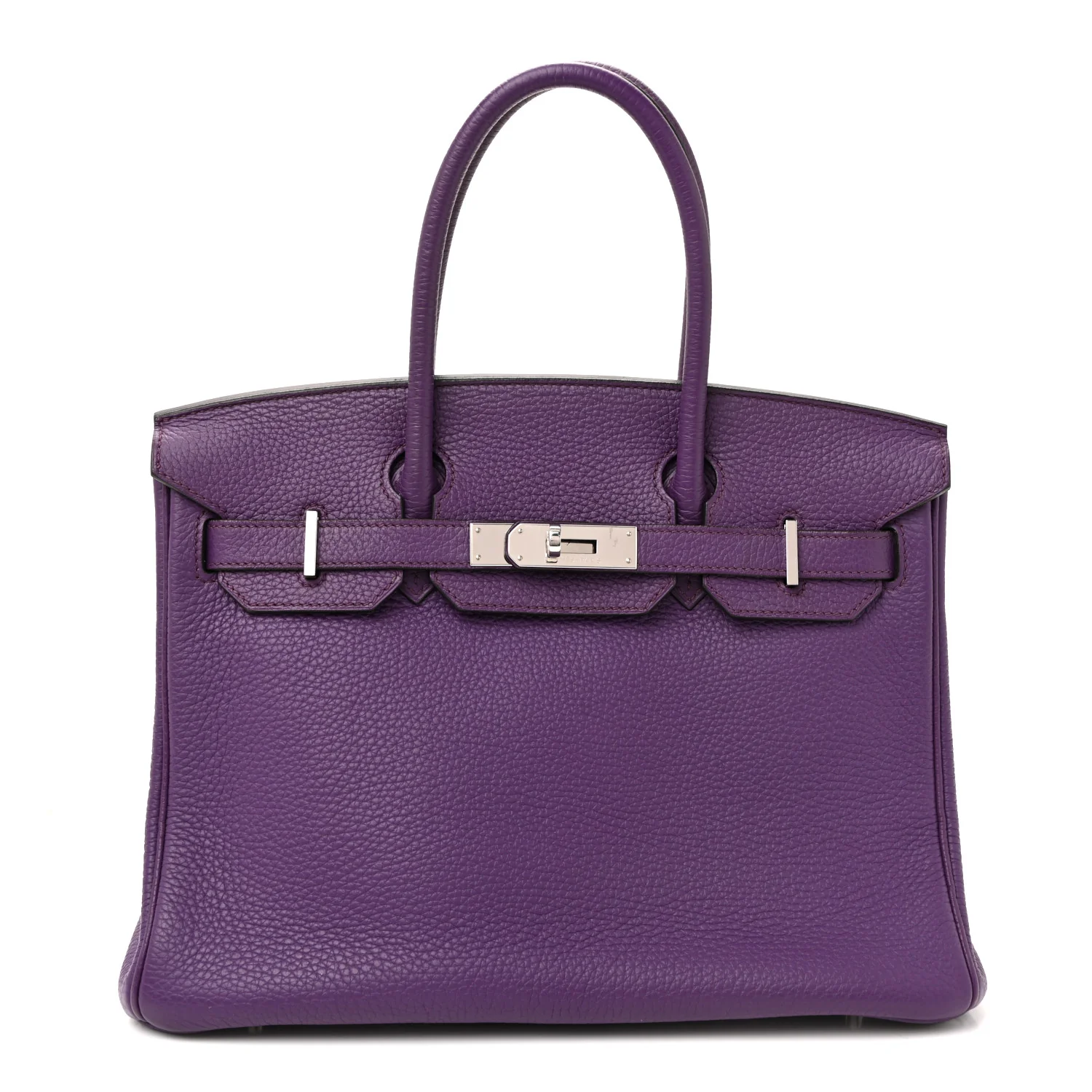 Taurillon Clemence Birkin 30 Ultraviolet - Image 3