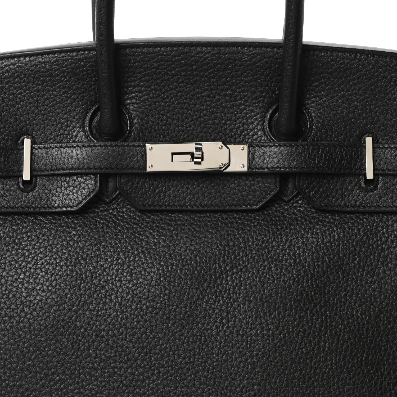 Taurillon Clemence Birkin 35 Black - Image 8
