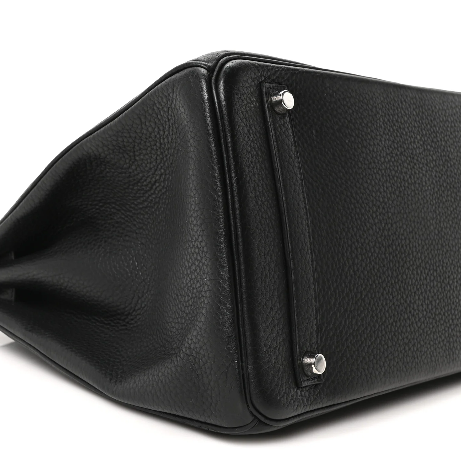 Taurillon Clemence Birkin 35 Black - Image 9
