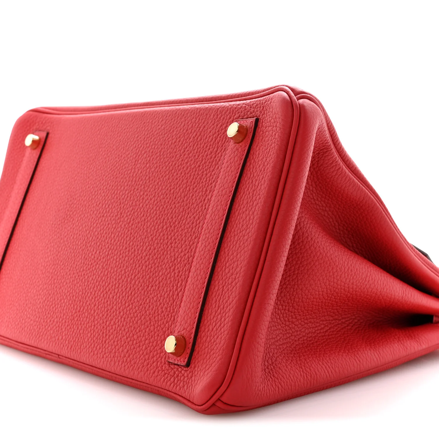 Taurillon Clemence BIRKIN 35 Rouge Casaque - Image 10