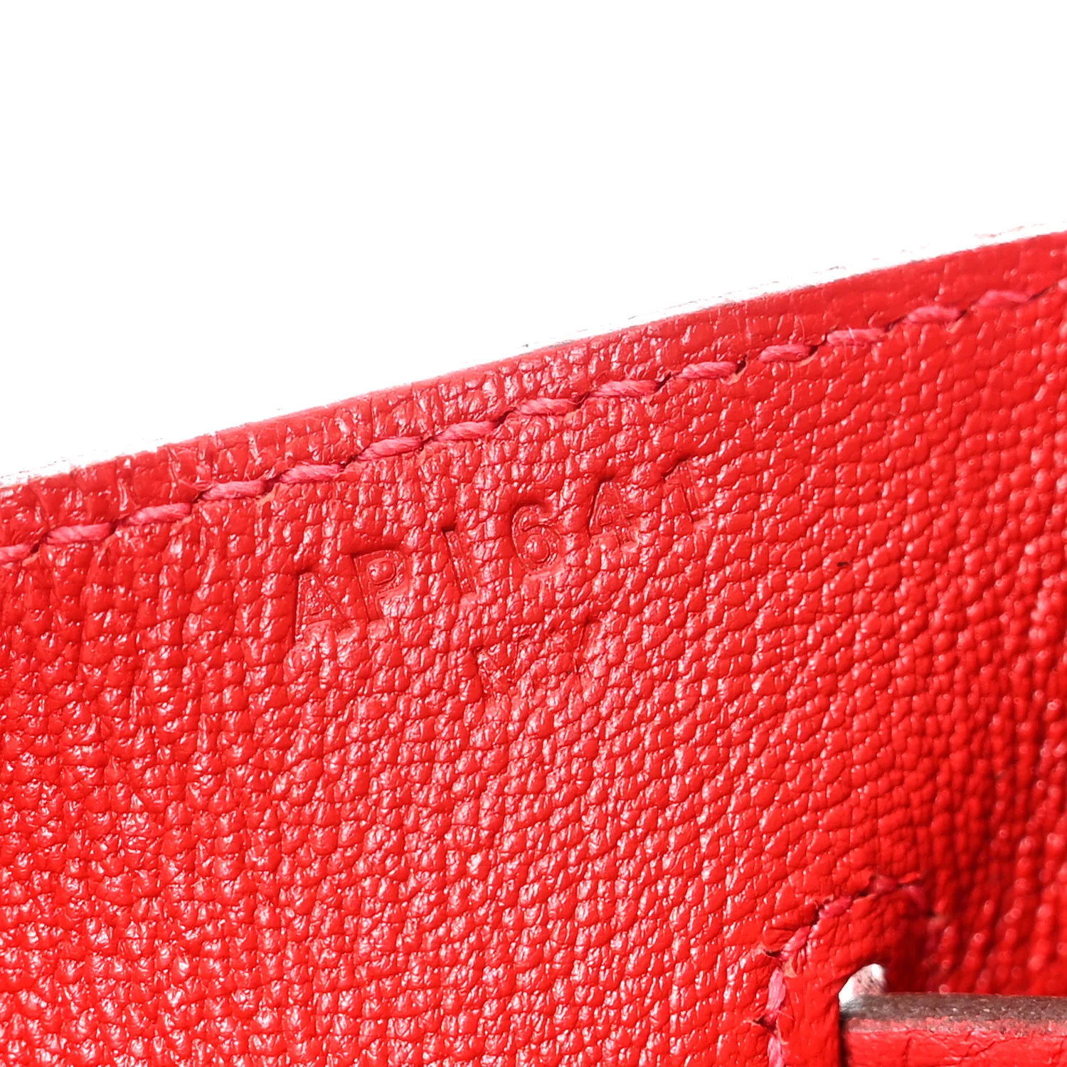 Taurillon Clemence BIRKIN 35 Rouge Casaque - Image 7
