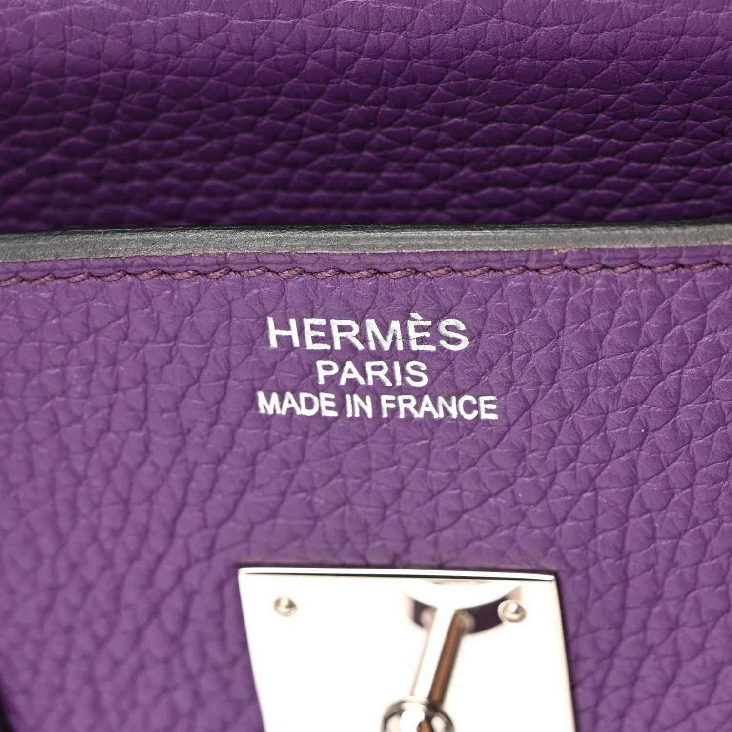 Taurillon Clemence Birkin 35 Ultraviolet - Image 16