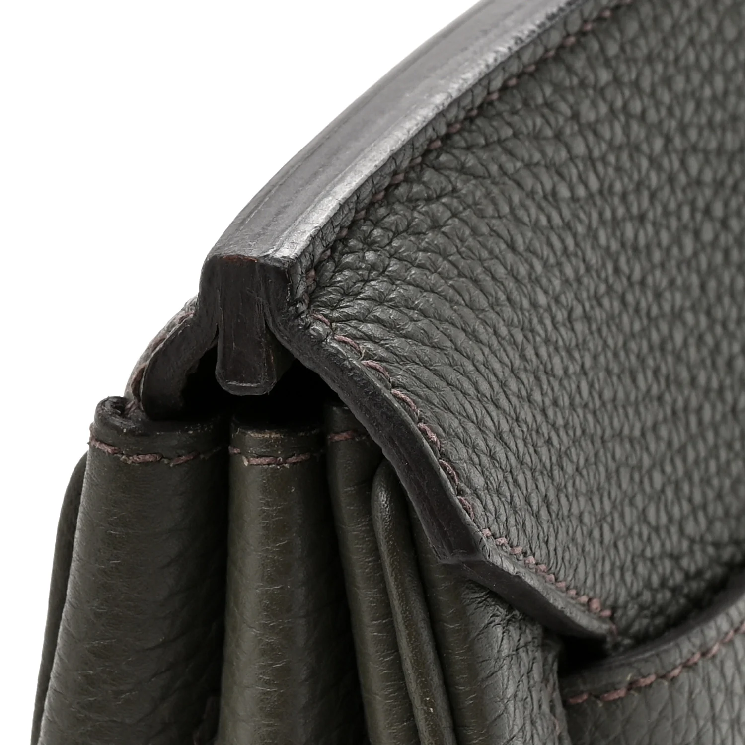 Taurillon Clemence Birkin 35 Vert De Gris - Image 16