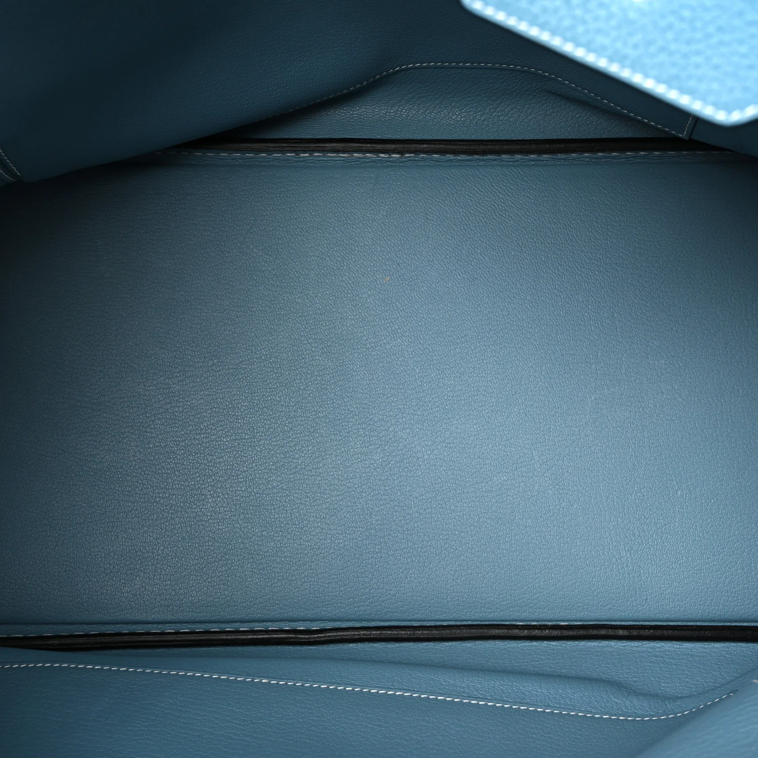 Taurillon Clemence Birkin 40 Blue Jean - Image 5