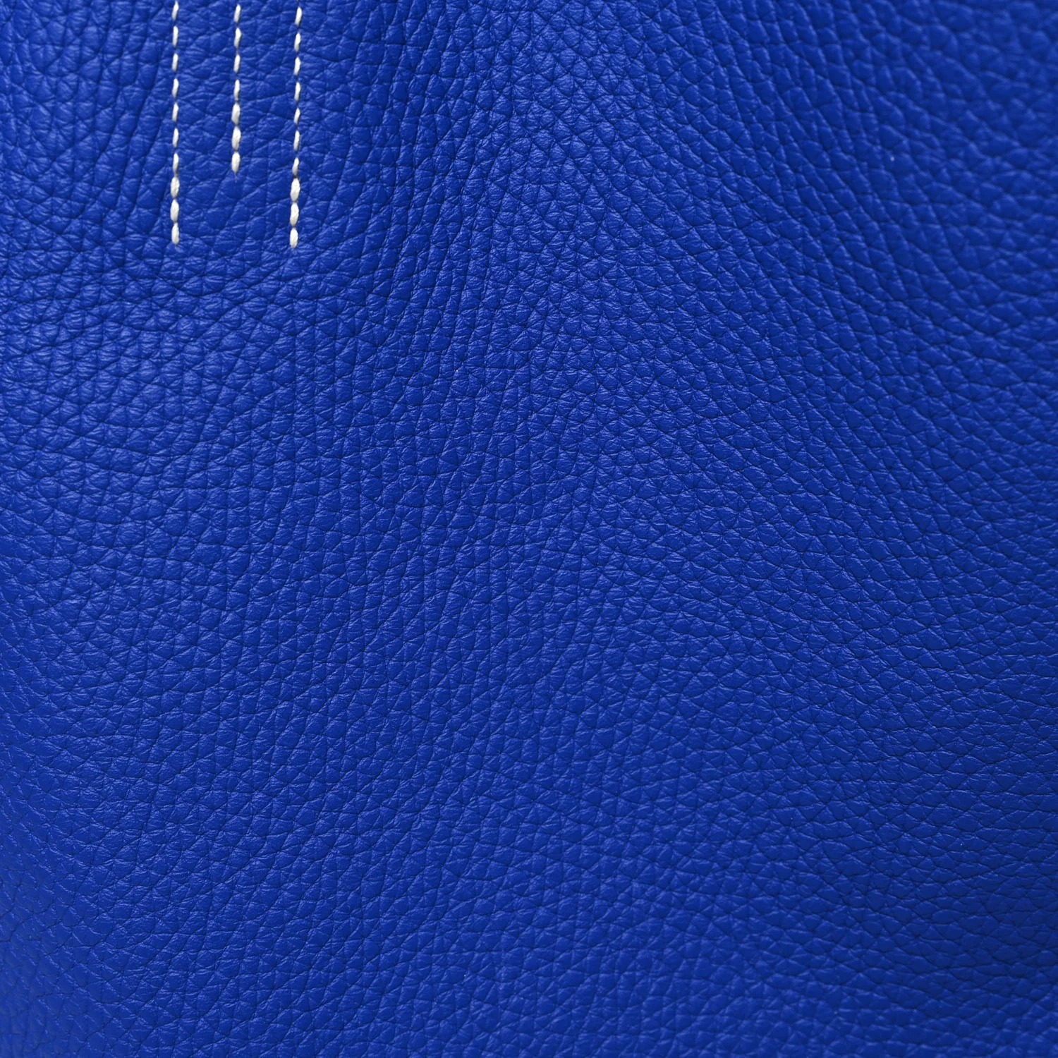 Taurillon Clemence Double Sens 36 Reversible Tote Graphite Bleu Electrique - Image 10