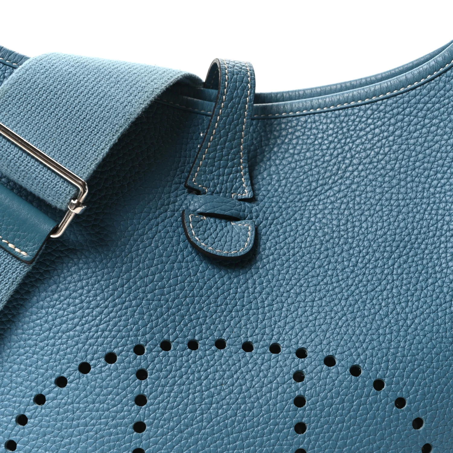 Taurillon Clemence Evelyne III GM Blue Jean - Image 8