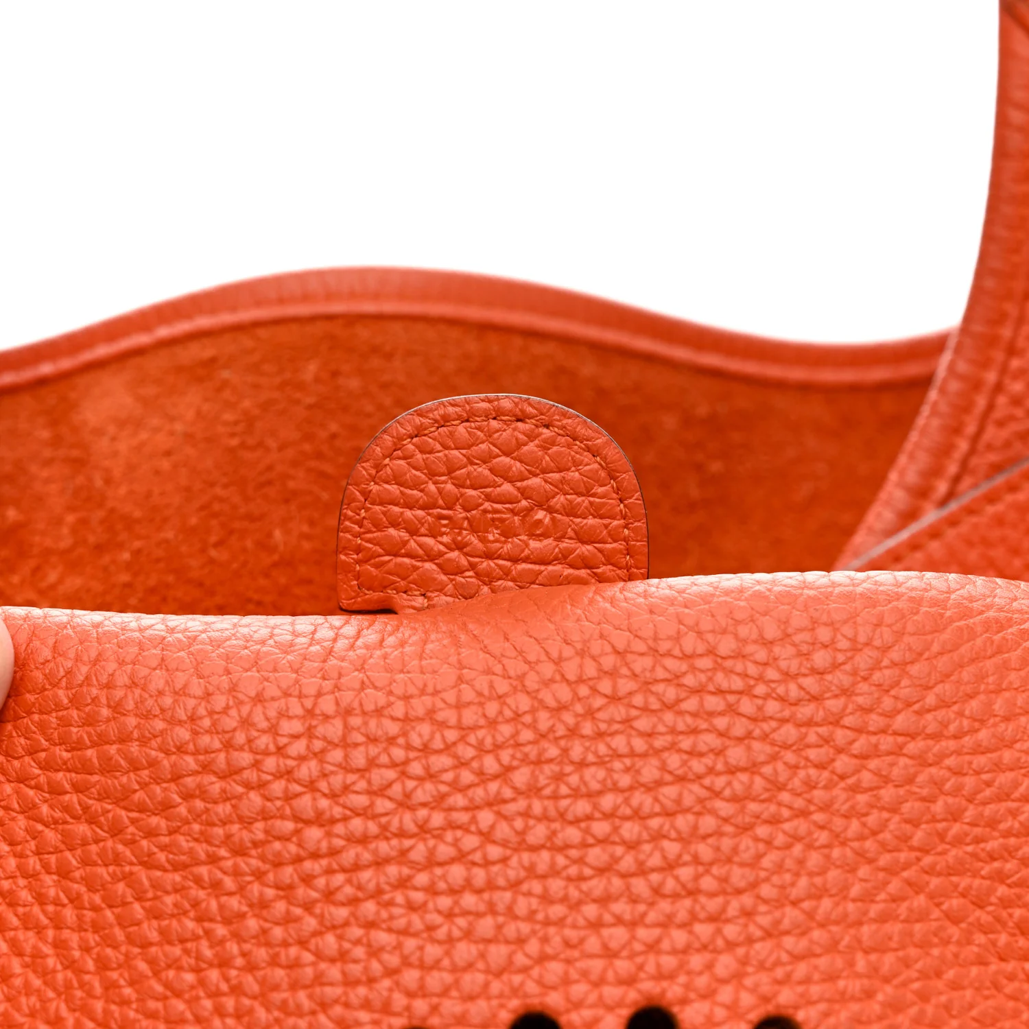 Taurillon Clemence Evelyne III GM Orange - Image 7
