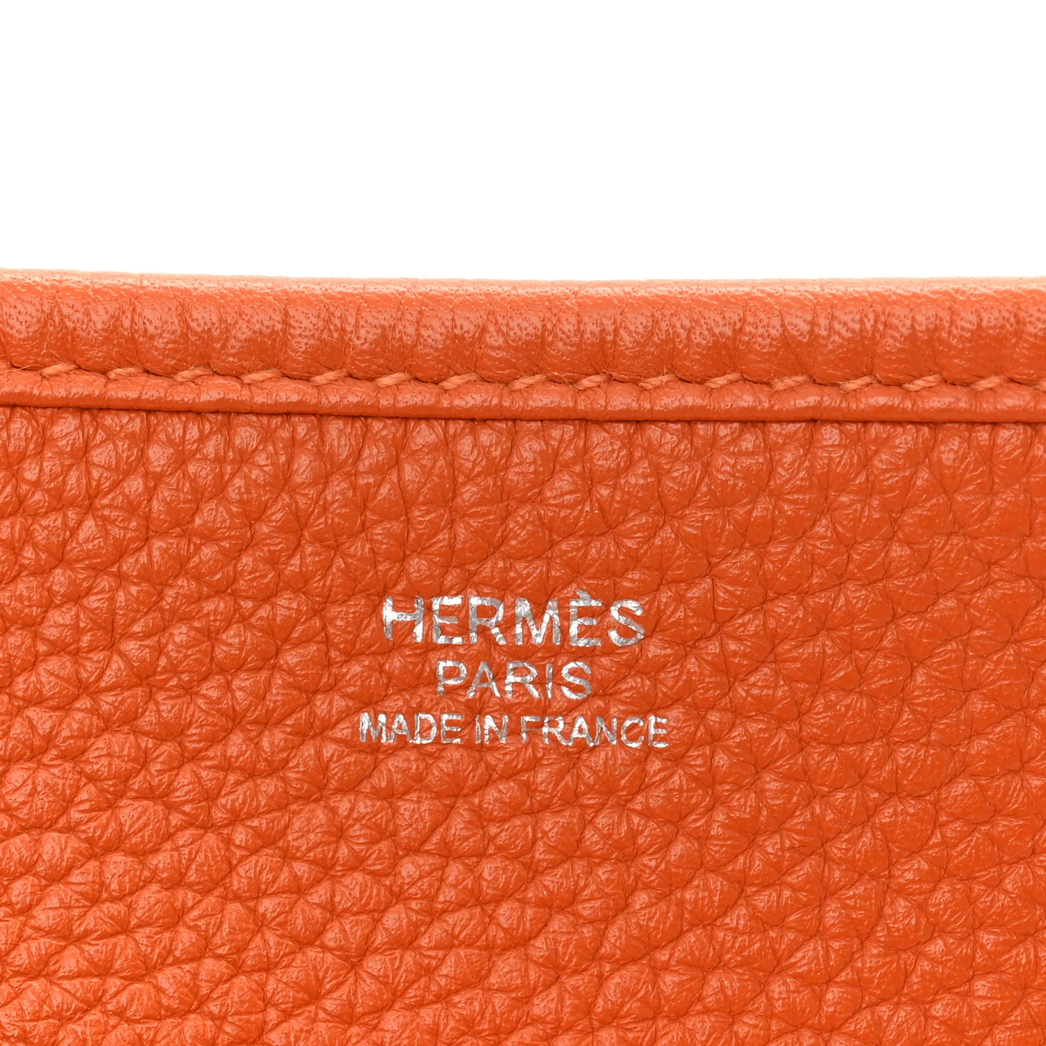 Taurillon Clemence Evelyne III GM Orange - Image 10