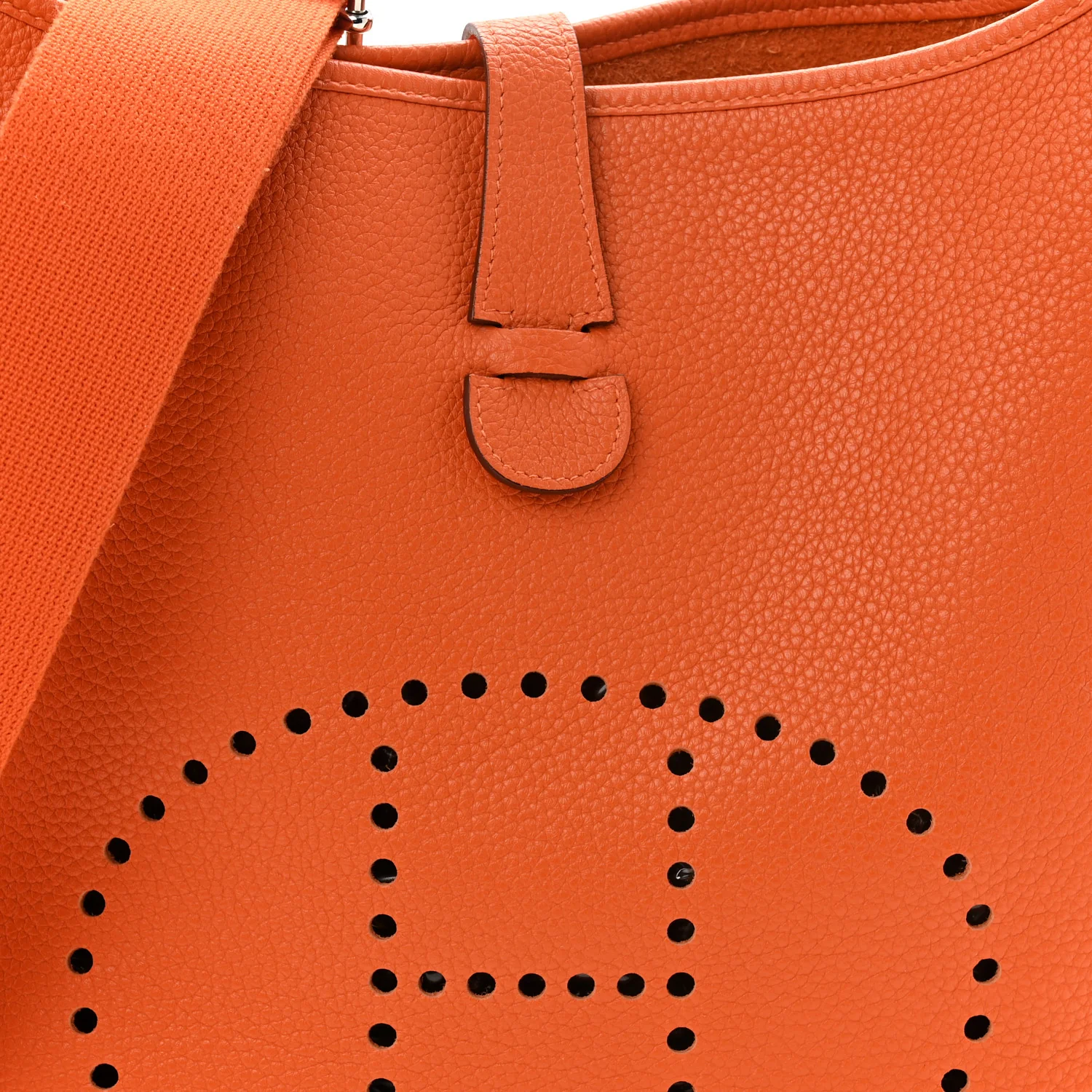 Taurillon Clemence Evelyne III GM Orange - Image 14