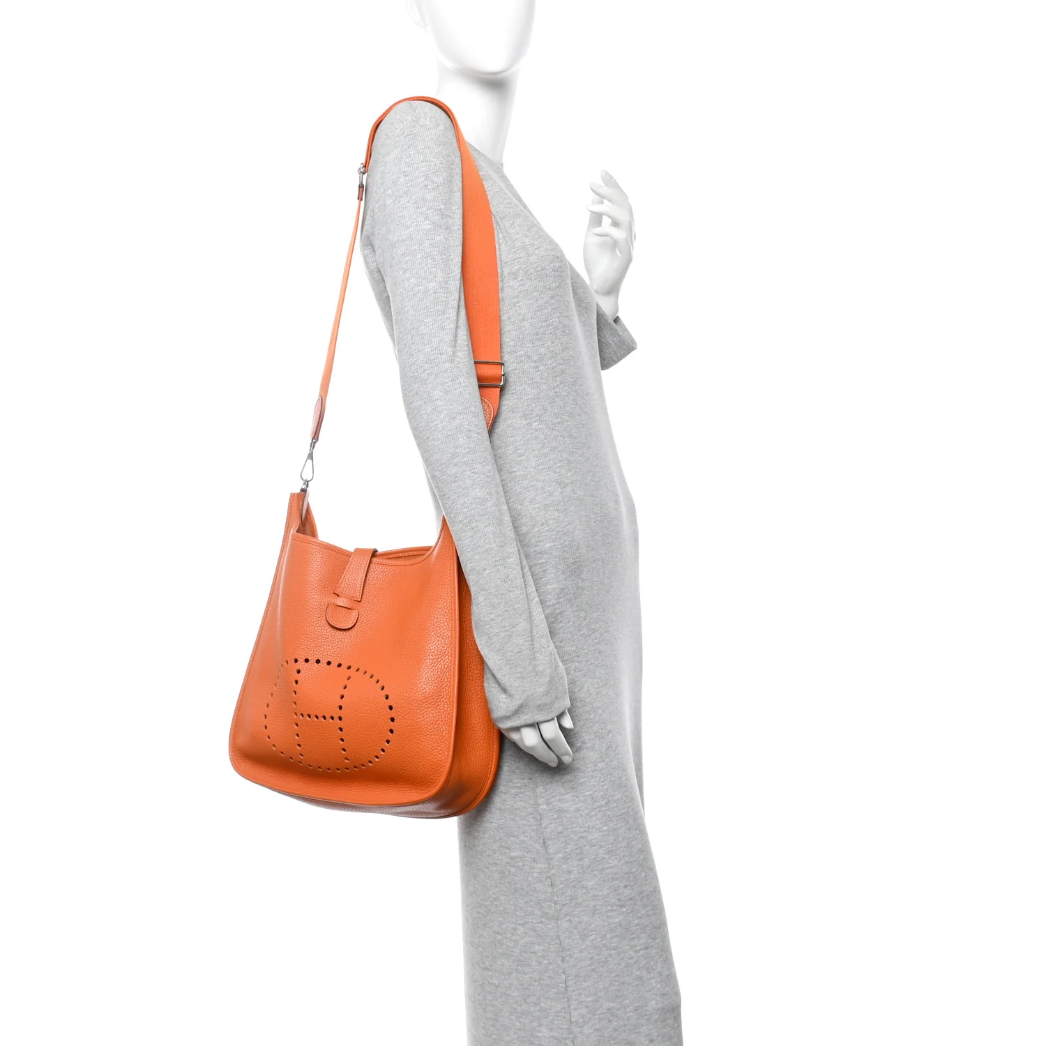 Taurillon Clemence Evelyne III GM Orange - Image 3