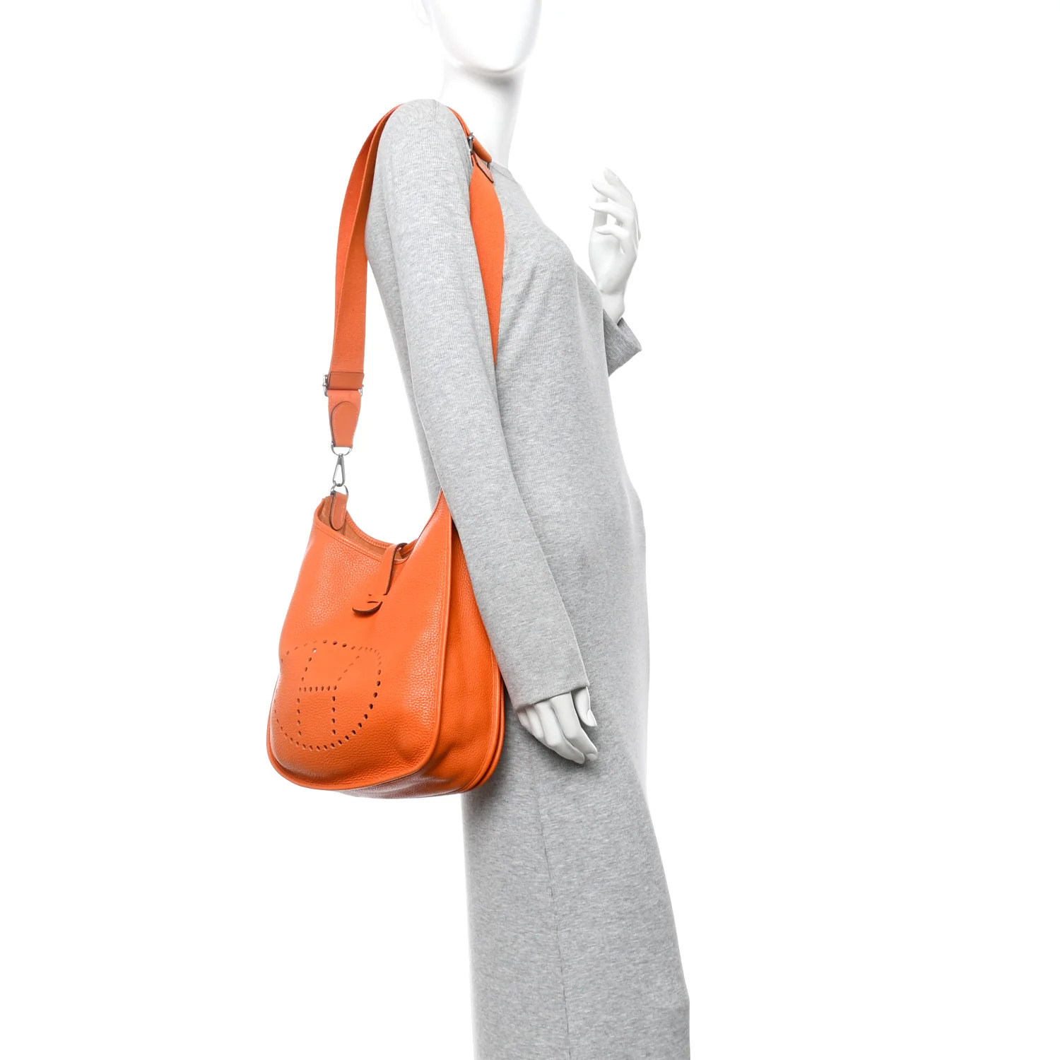 Taurillon Clemence Evelyne III GM Orange - Image 3
