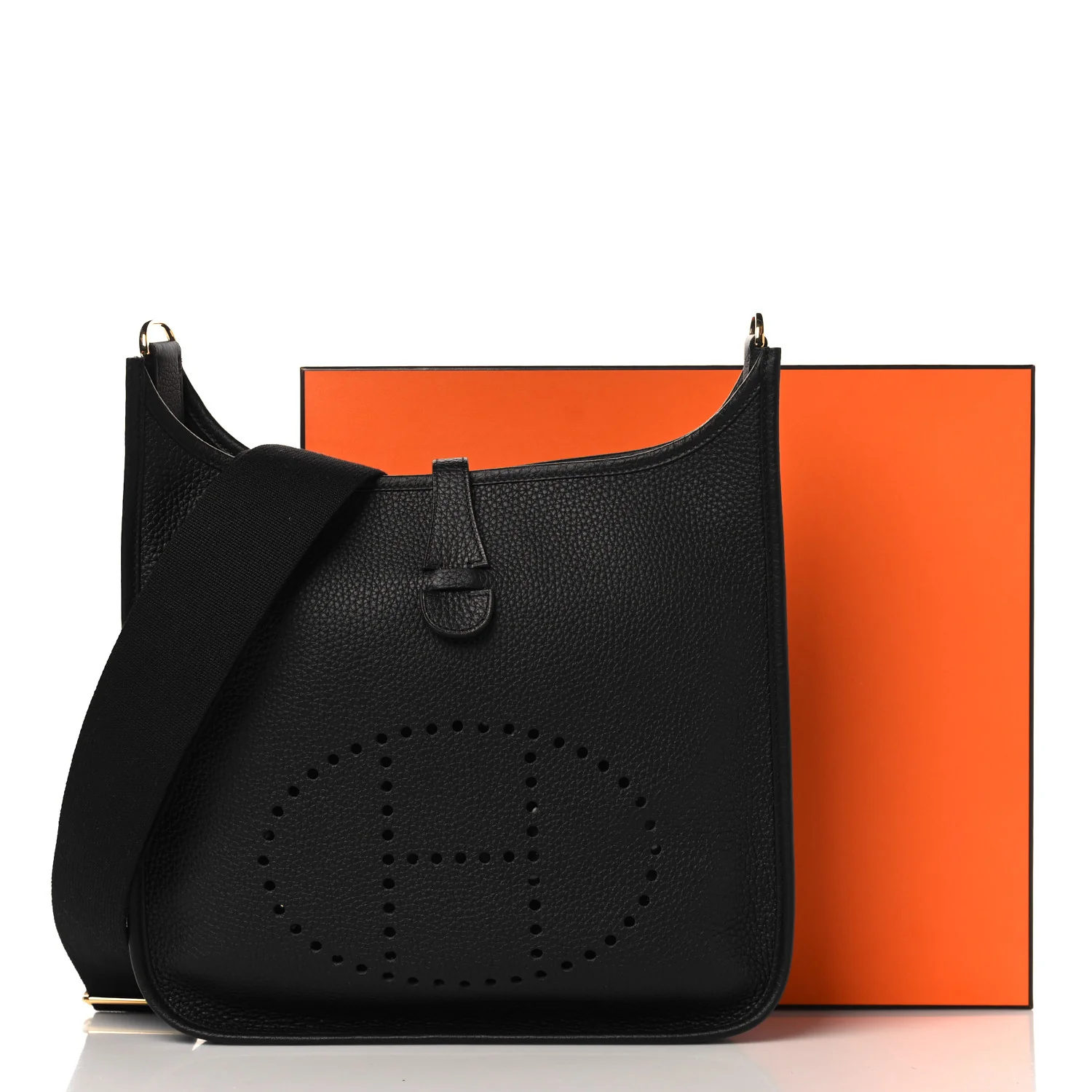 Taurillon Clemence Evelyne III PM Black - Image 11