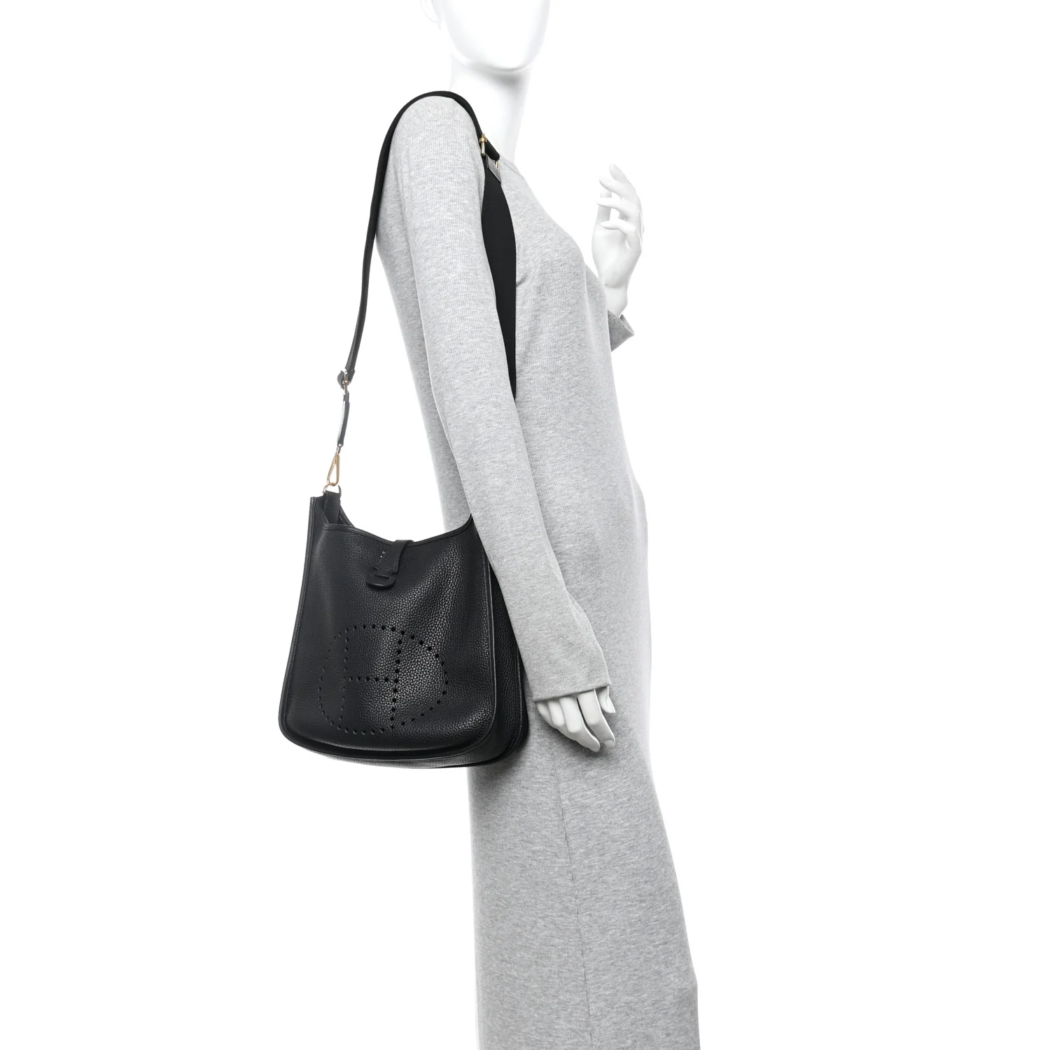 Taurillon Clemence Evelyne III PM Black - Image 2