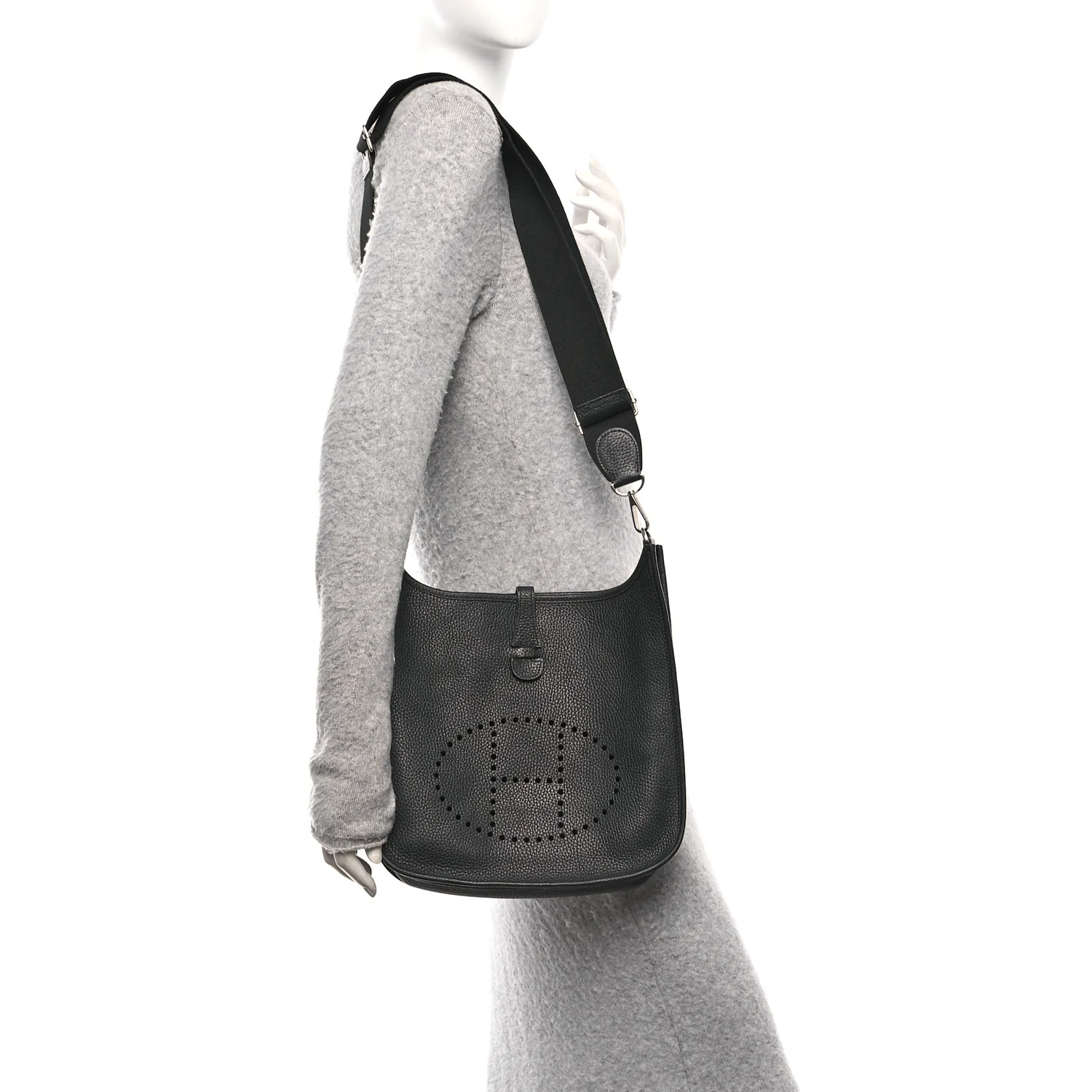 Taurillon Clemence Evelyne III PM Black - Image 2
