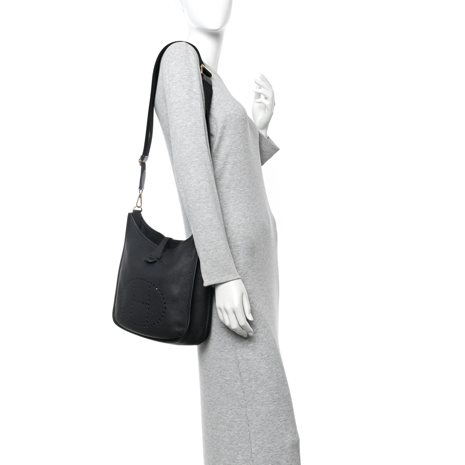 Taurillon Clemence Evelyne III PM Black - Image 2