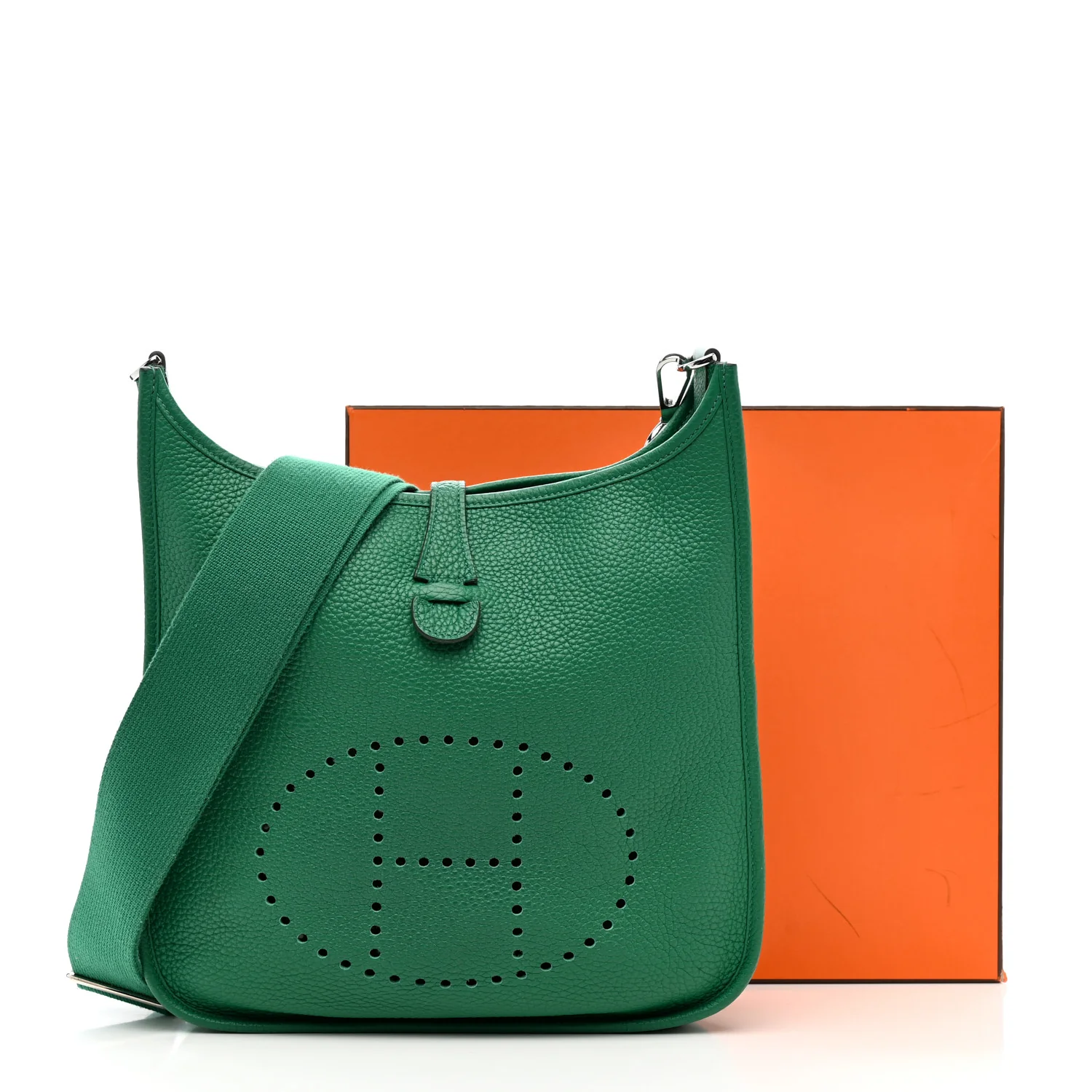 Taurillon Clemence Evelyne III PM Vert Vertigo - Image 12