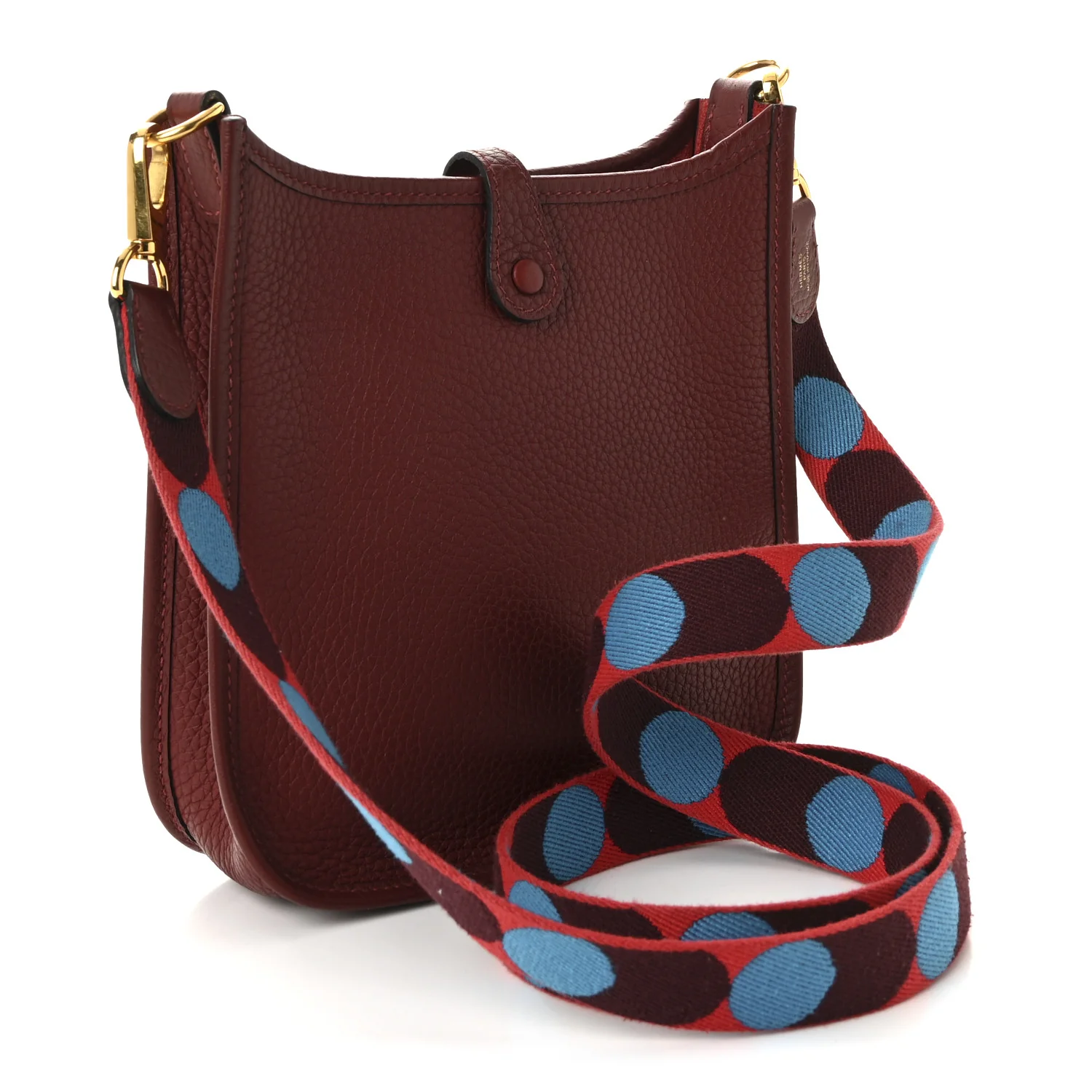 Taurillon Clemence Flipperball Sangle Evelyne TPM Rouge H Rouge De Coeur Bleu Frida - Image 3