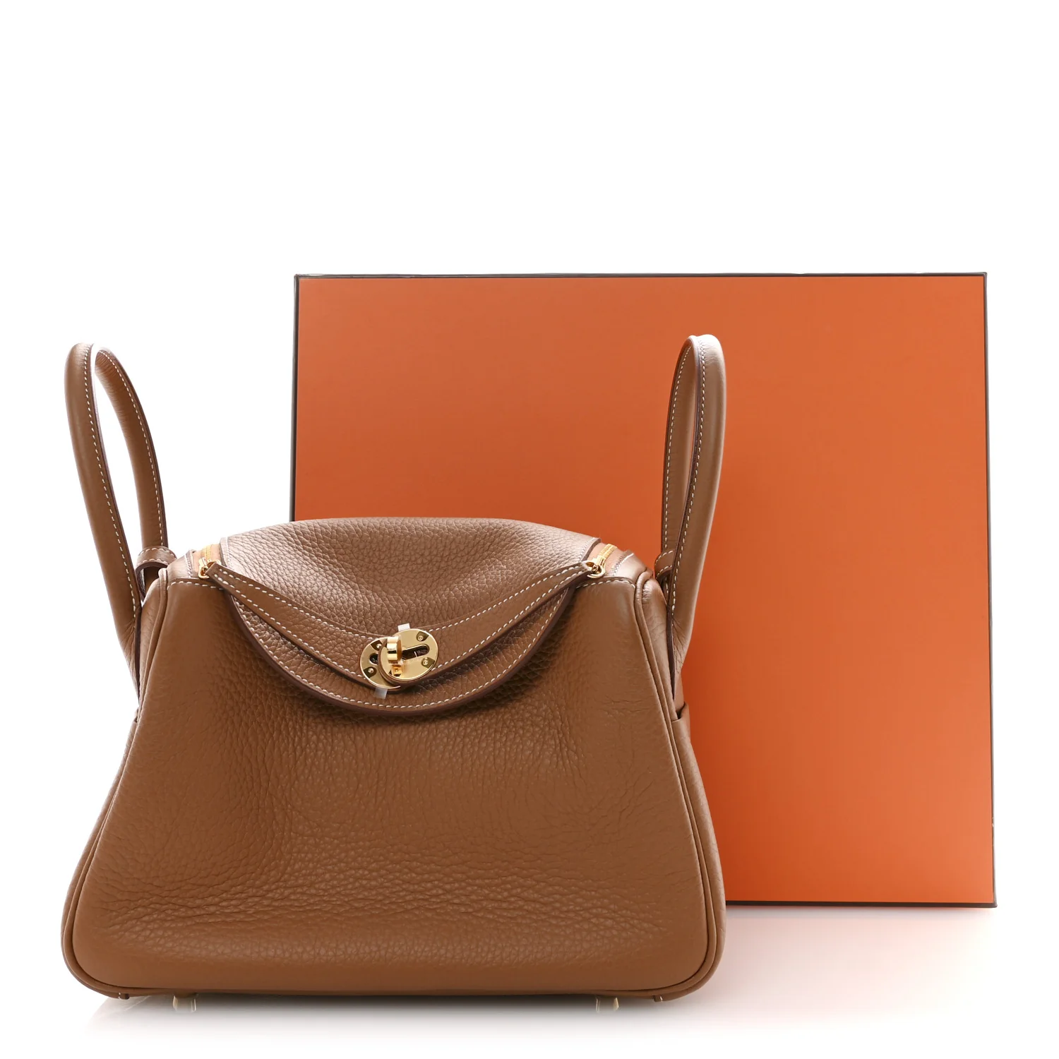 Taurillon Clemence Lindy 26 Gold - Image 11