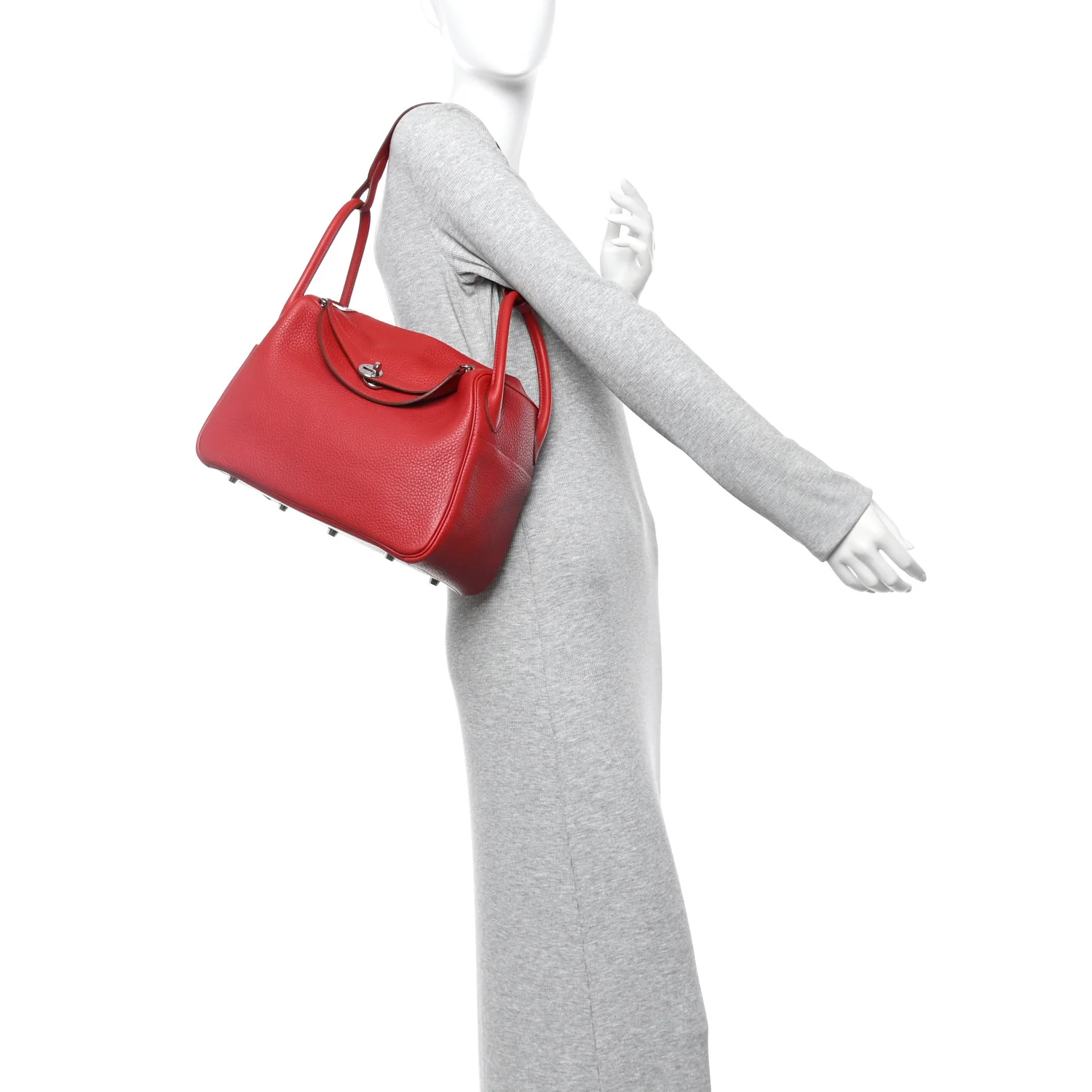 Taurillon Clemence Lindy 30 Rouge Garance - Image 2
